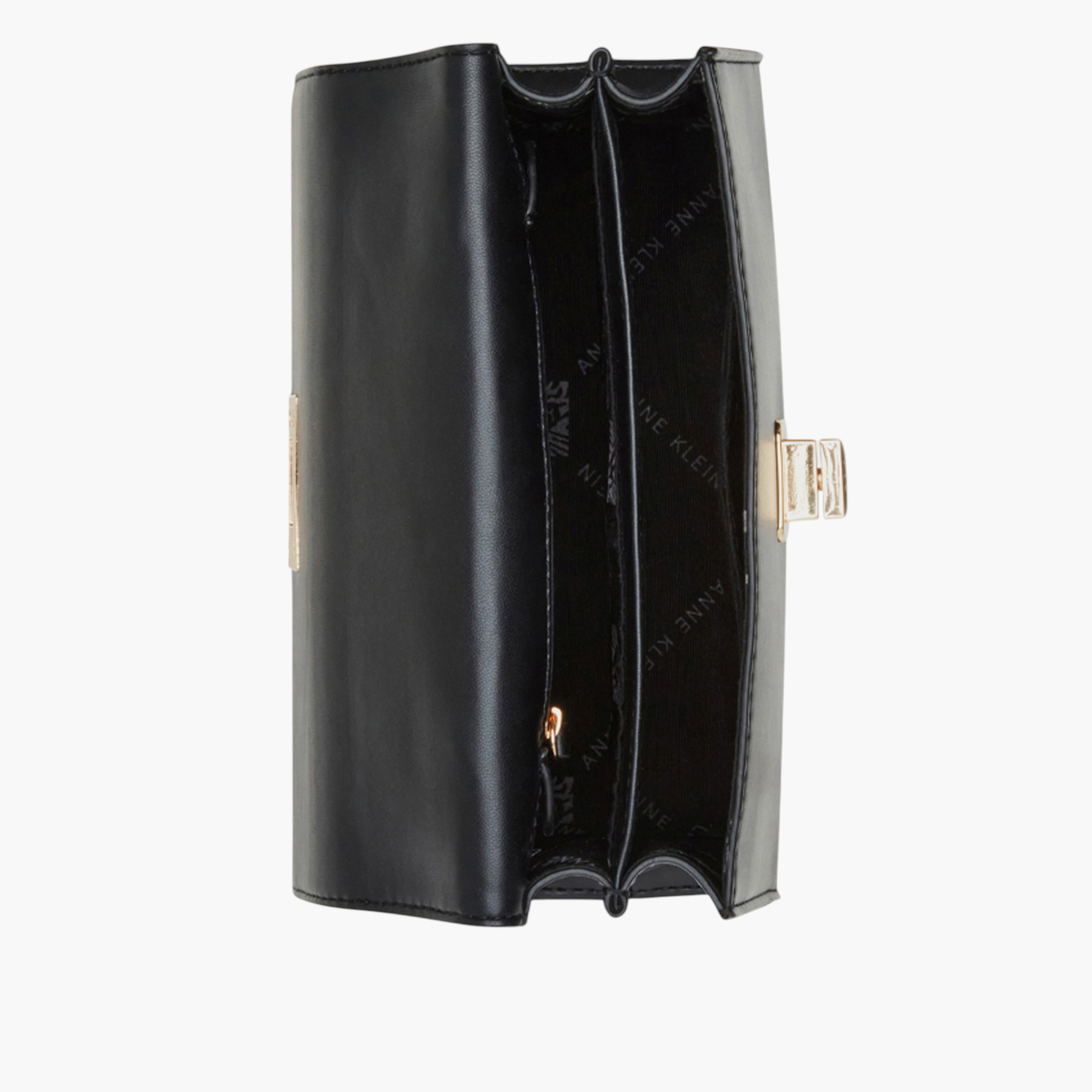 شنطة كروس بودي سادة بطية إغلاق وحزام قابل للفصل من آن كلاين-women-bagsandwallets-handbags-image-3