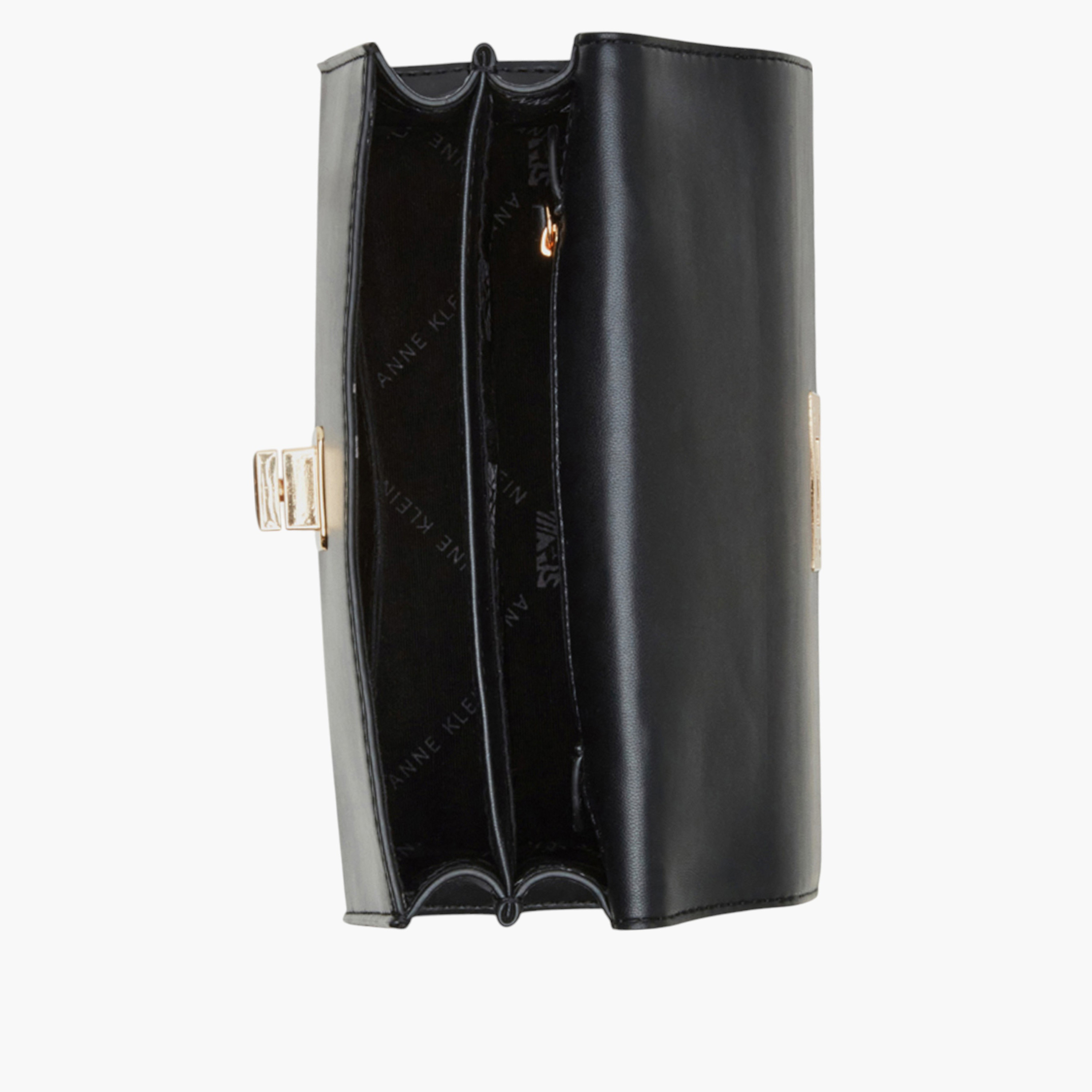 شنطة كروس بودي سادة بطية إغلاق وحزام قابل للفصل من آن كلاين-women-bagsandwallets-handbags-image-4