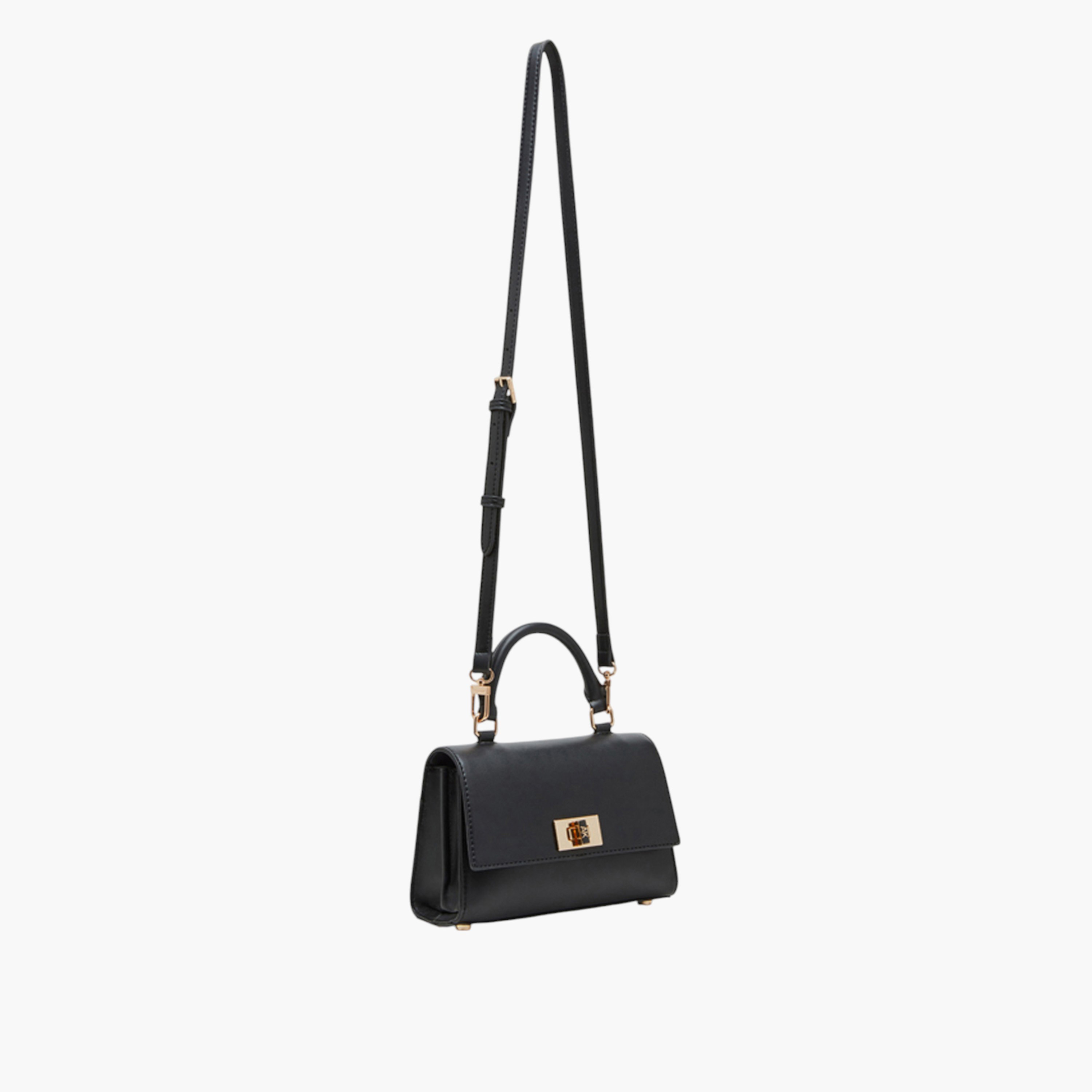 شنطة كروس بودي سادة بطية إغلاق وحزام قابل للفصل من آن كلاين-women-bagsandwallets-handbags-image-5