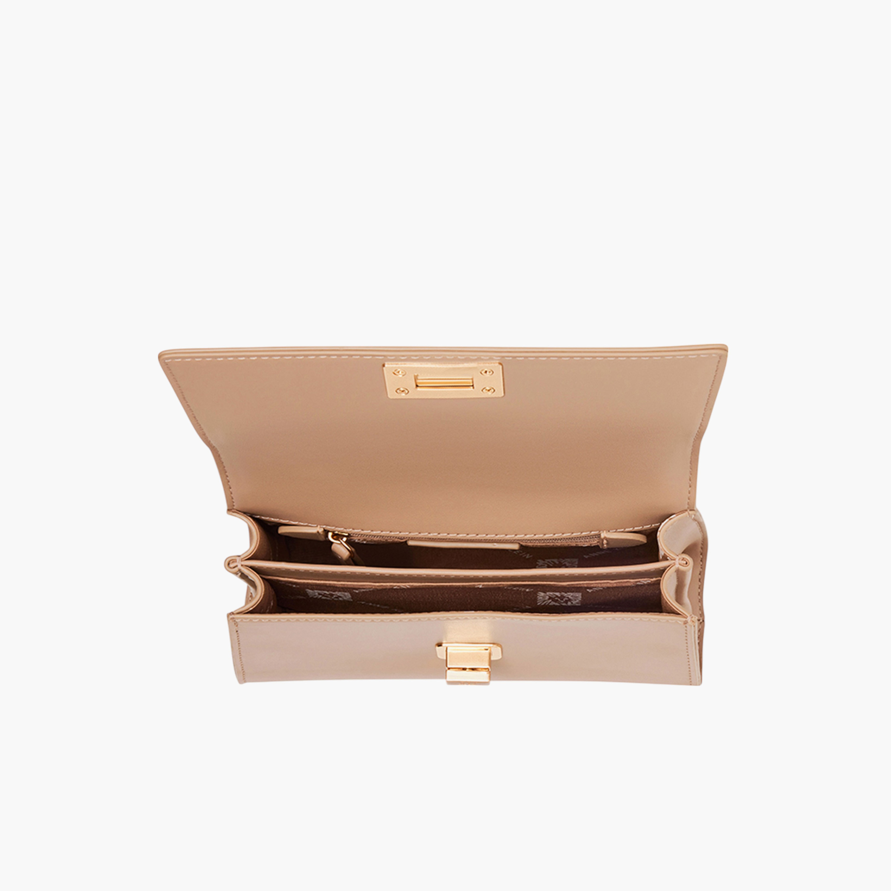 Anne Klein Solid Handbag with Twist Lock Closure and Top Handle-women-bagsandwallets-handbags-image-5