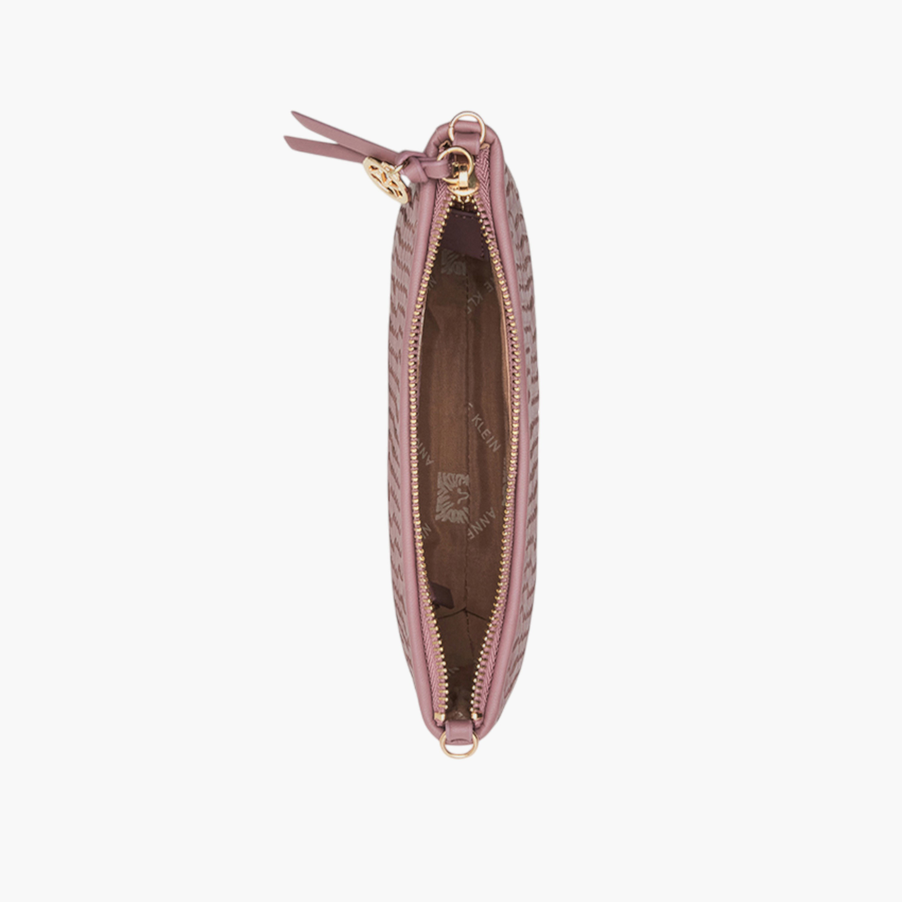 شنطة كروس بودي بارزة الملمس بحزام سلسلة من آن كلاين-women-bagsandwallets-handbags-image-4
