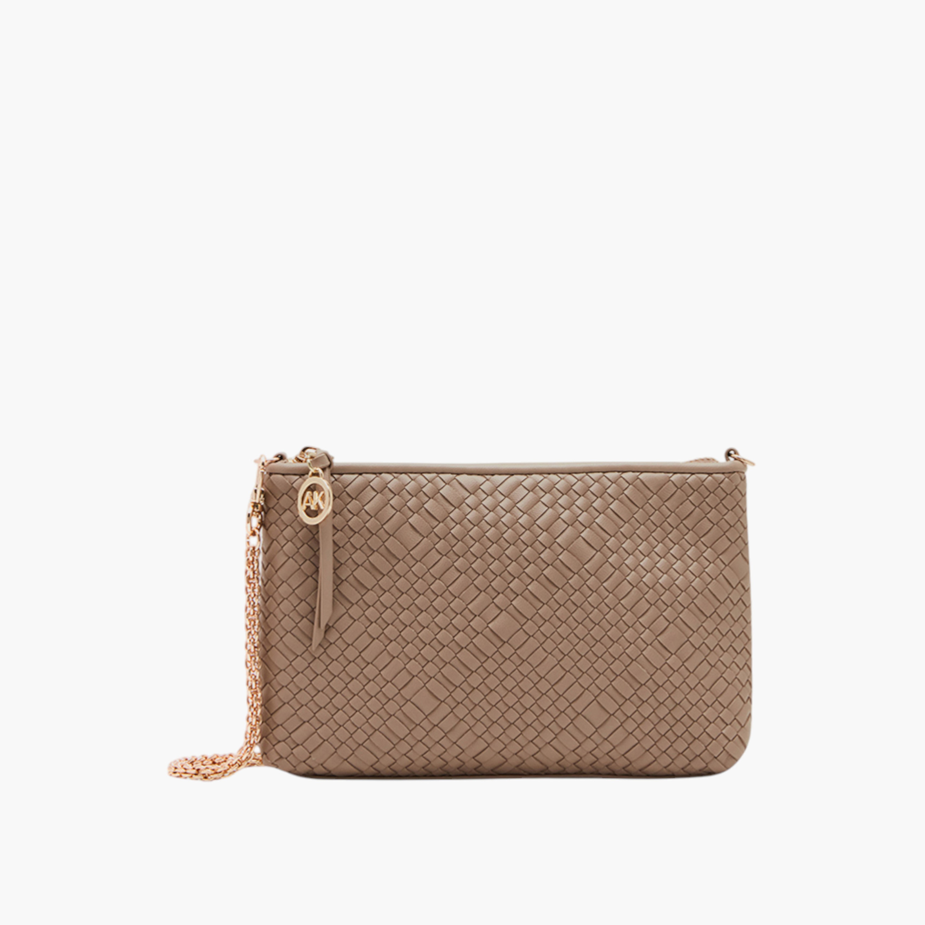 Anne Klein Textured Crossbody Bag with Chain Strap-women-bagsandwallets-handbags-image-1