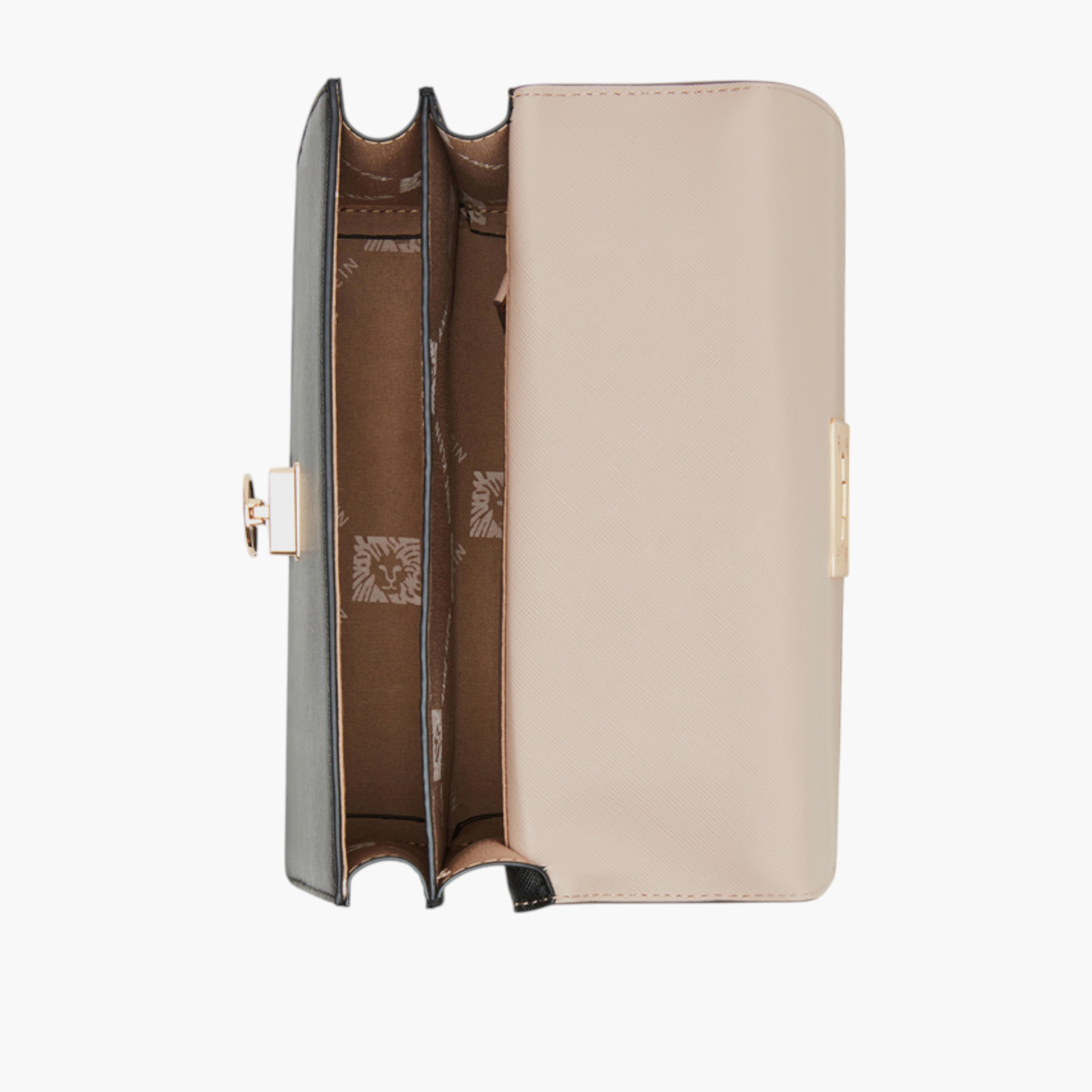شنطة كروس بودي بقوالب ملونة وحزام سلسلة من آن كلاين-women-bagsandwallets-handbags-image-2