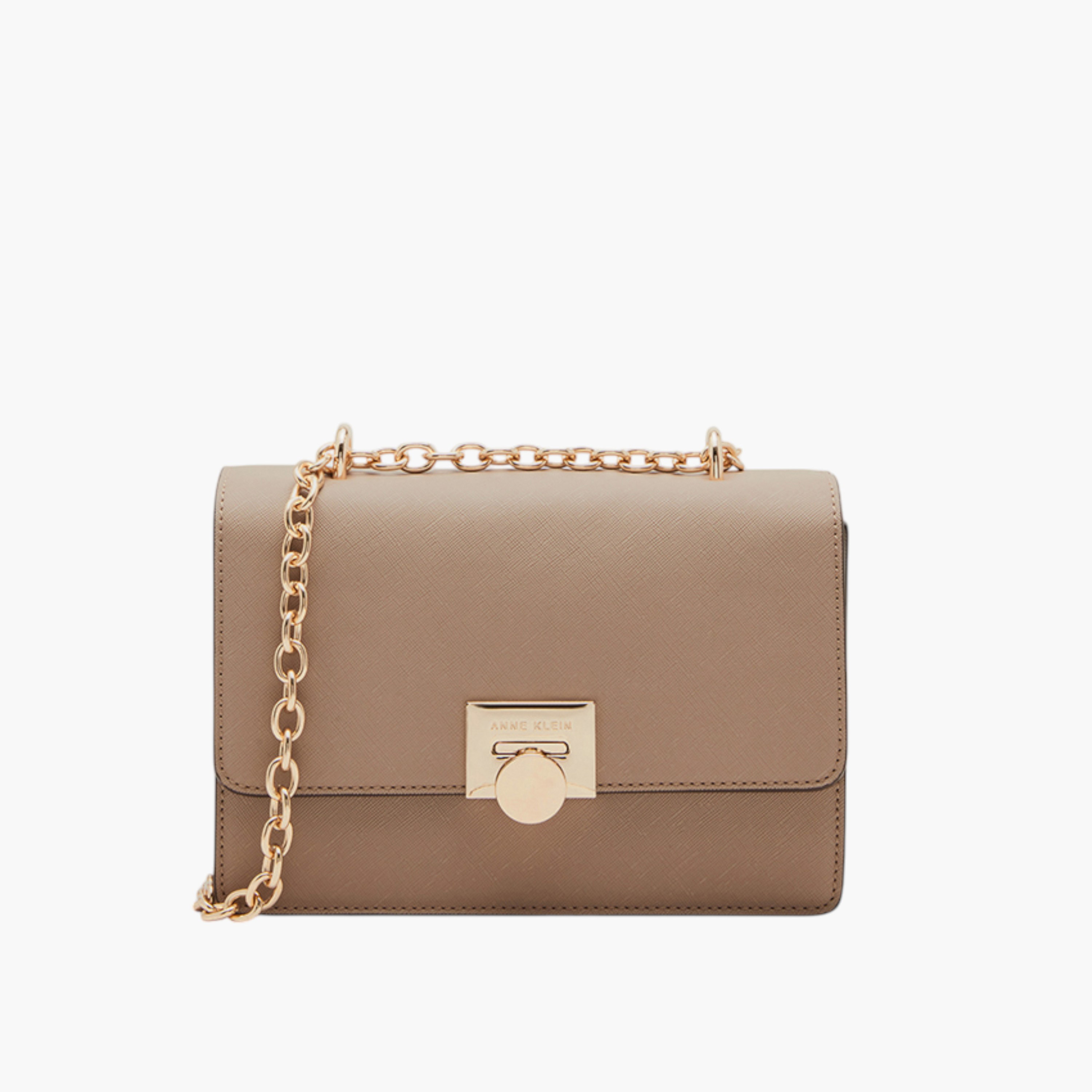 شنطة كروس بودي سادة بحزام سلسلة من آن كلاين-women-bagsandwallets-handbags-image-1