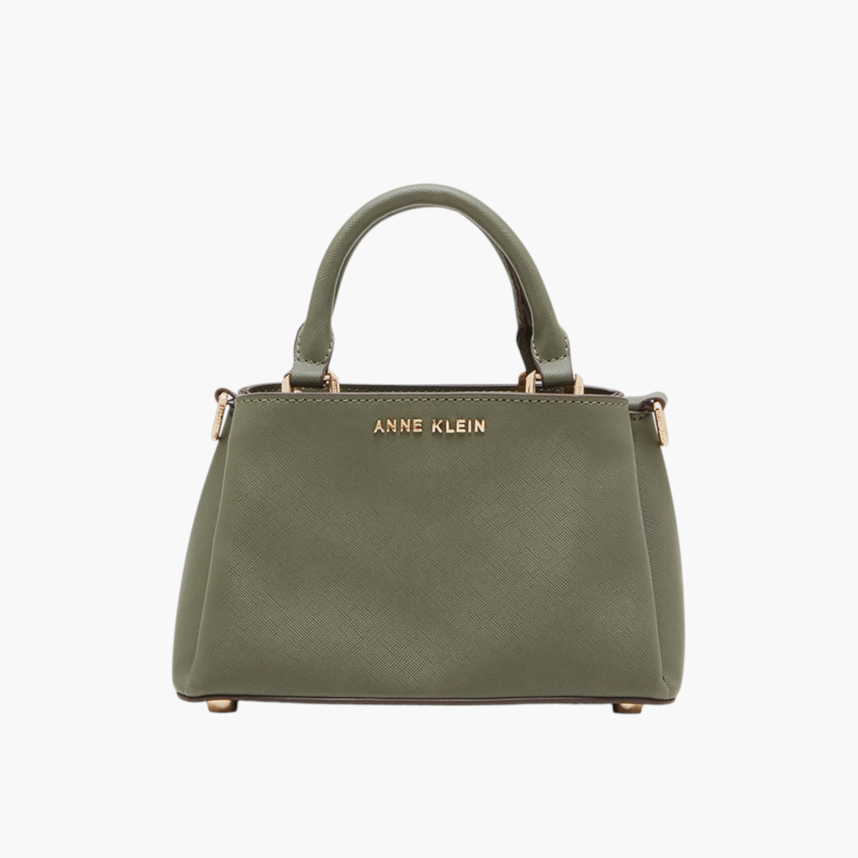 Anne Klein Textured Tote Bag with Button Closure and Double Handle-women-bagsandwallets-handbags-image-1