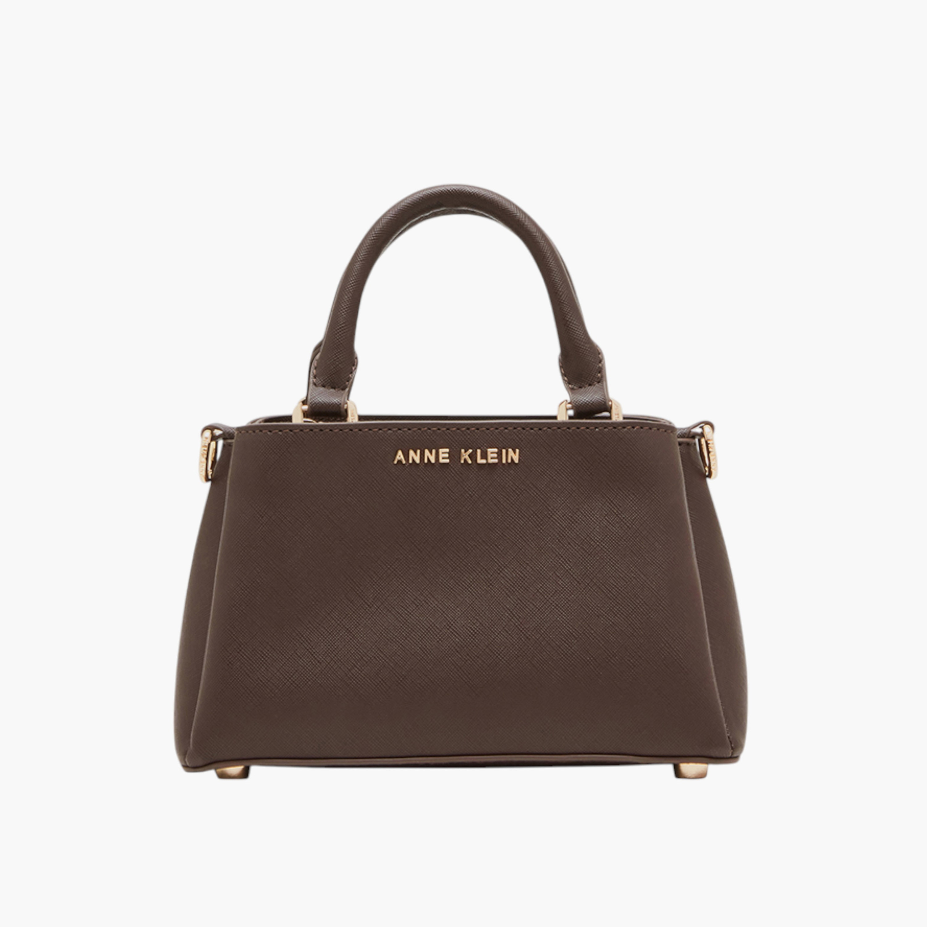 Anne Klein Textured Tote Bag with Double Handle and Zip Closure-women-bagsandwallets-handbags-image-1