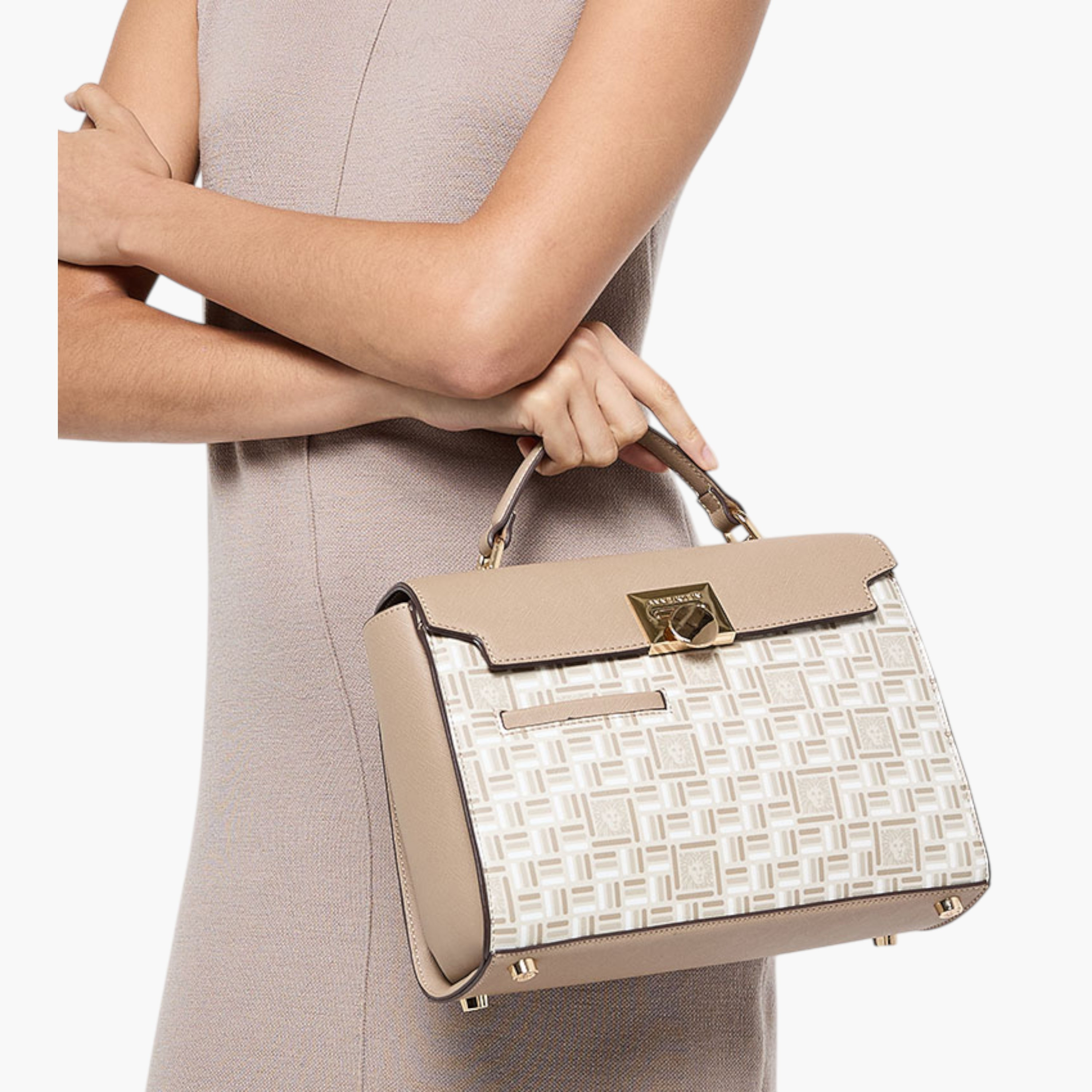 Anne Klein Textured Crossbody Bag with Flap Closure and Adjustable Strap-women-bagsandwallets-handbags-image-1