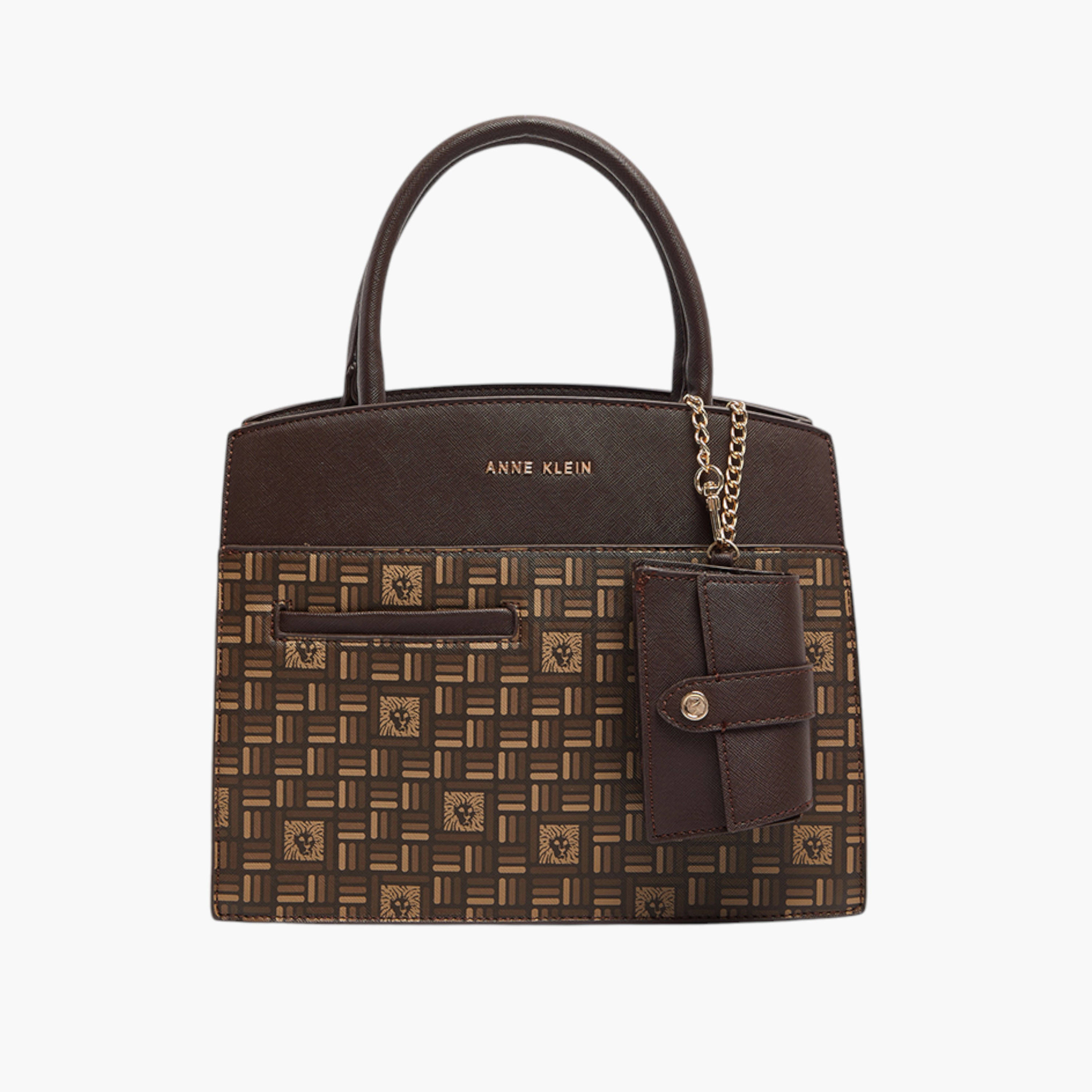 شنطة توتي بطبعات مونوجرام ومقابض مزدوجة مع محفظة قابلة للفصل من آن كلاين-women-bagsandwallets-handbags-image-1