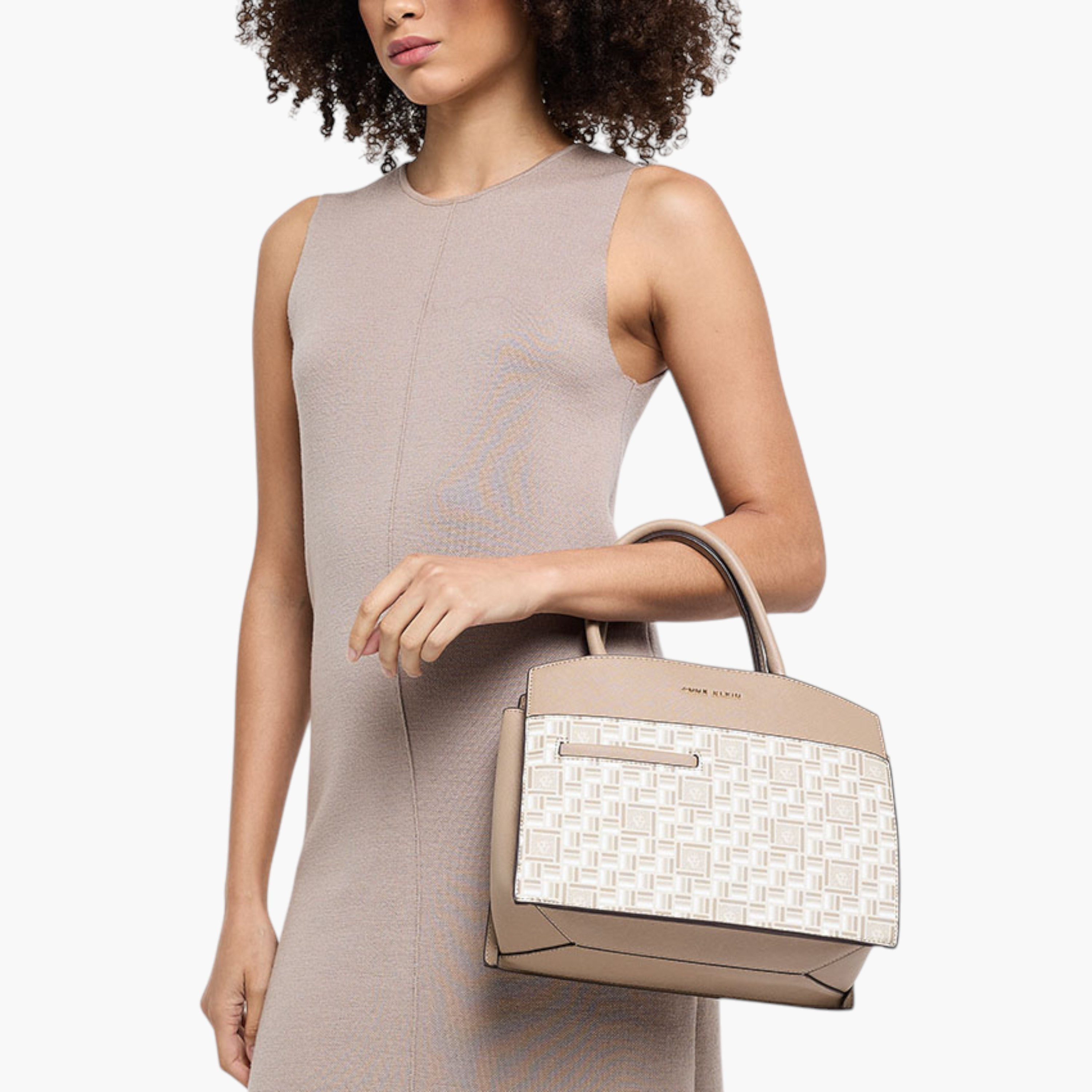 شنطة توتي بسحاب إغلاق وحزام قابل للفصل وطبعات من آن كلاين-women-bagsandwallets-handbags-image-1