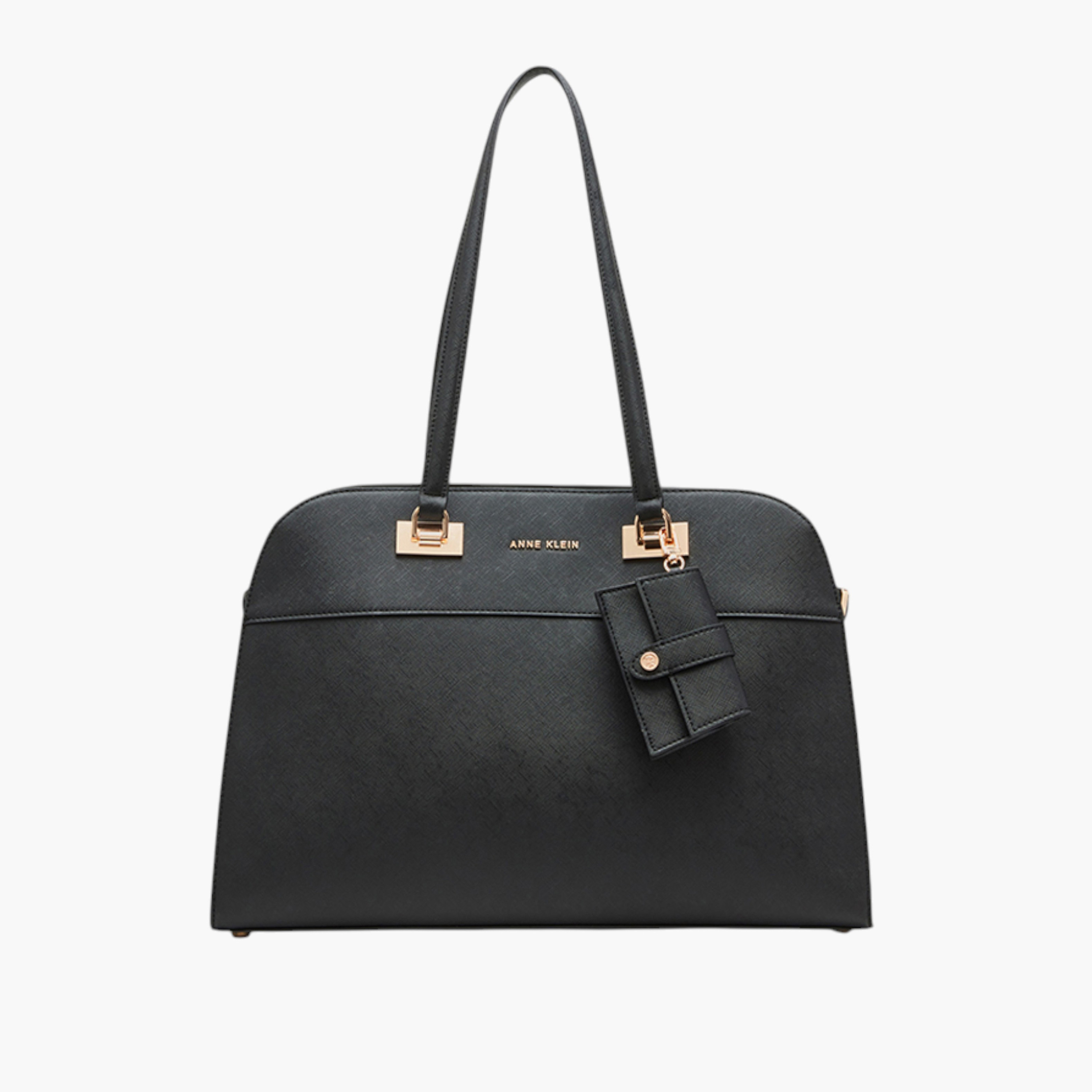 Anne Klein Textured Tote Bag with Detachable Wallet-women-bagsandwallets-handbags-image-1
