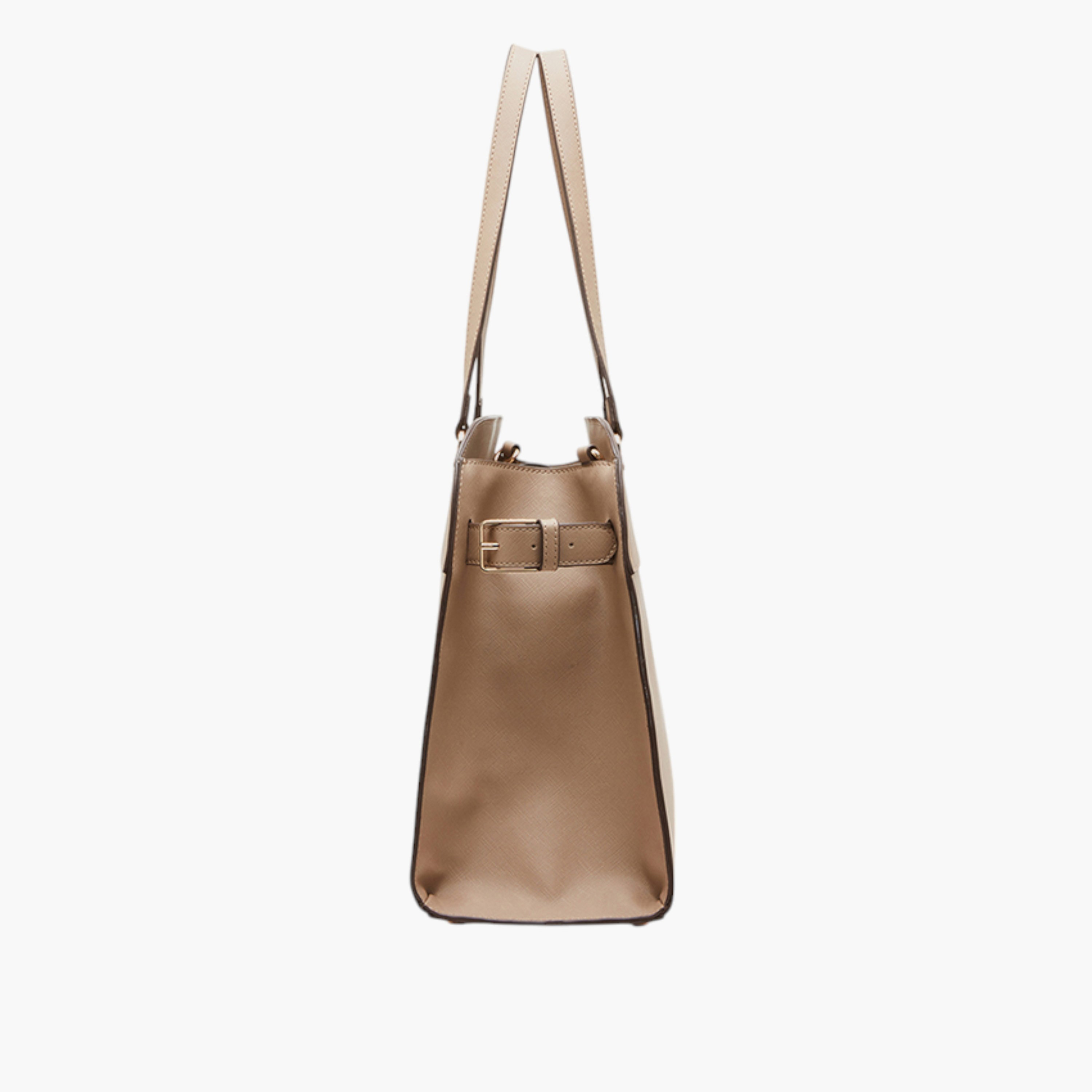 Anne Klein Textured Tote Bag with Flap Closure-women-bagsandwallets-handbags-image-2