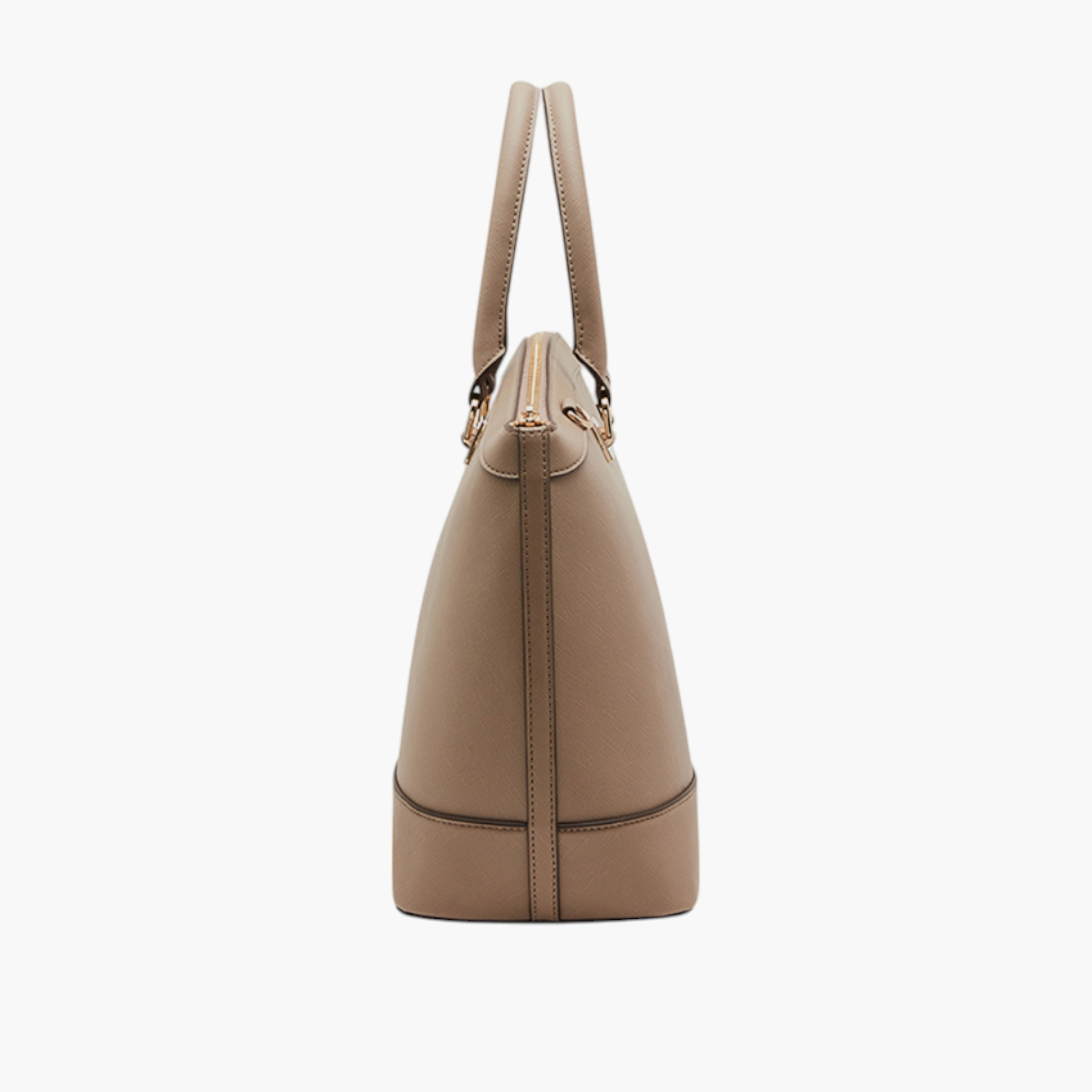 شنطة توتي سادة بمقابض مزدوجة وسحاب إغلاق من آن كلاين-women-bagsandwallets-handbags-image-2