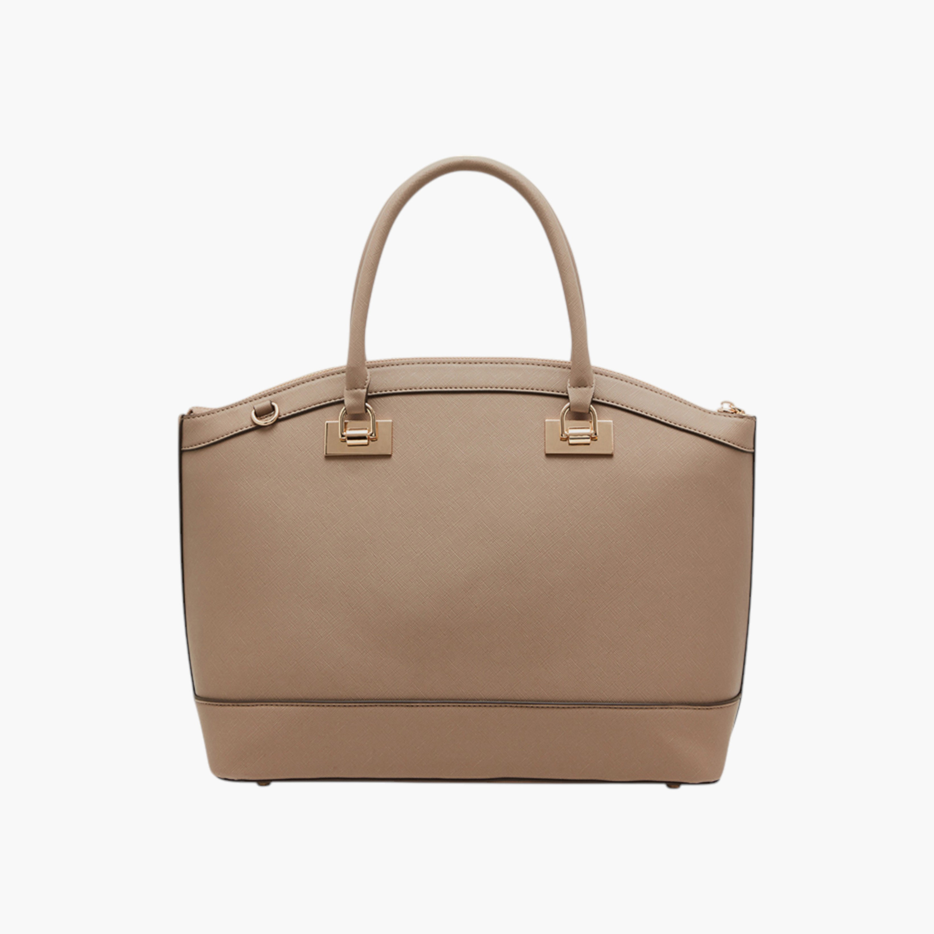 شنطة توتي سادة بمقابض مزدوجة وسحاب إغلاق من آن كلاين-women-bagsandwallets-handbags-image-3