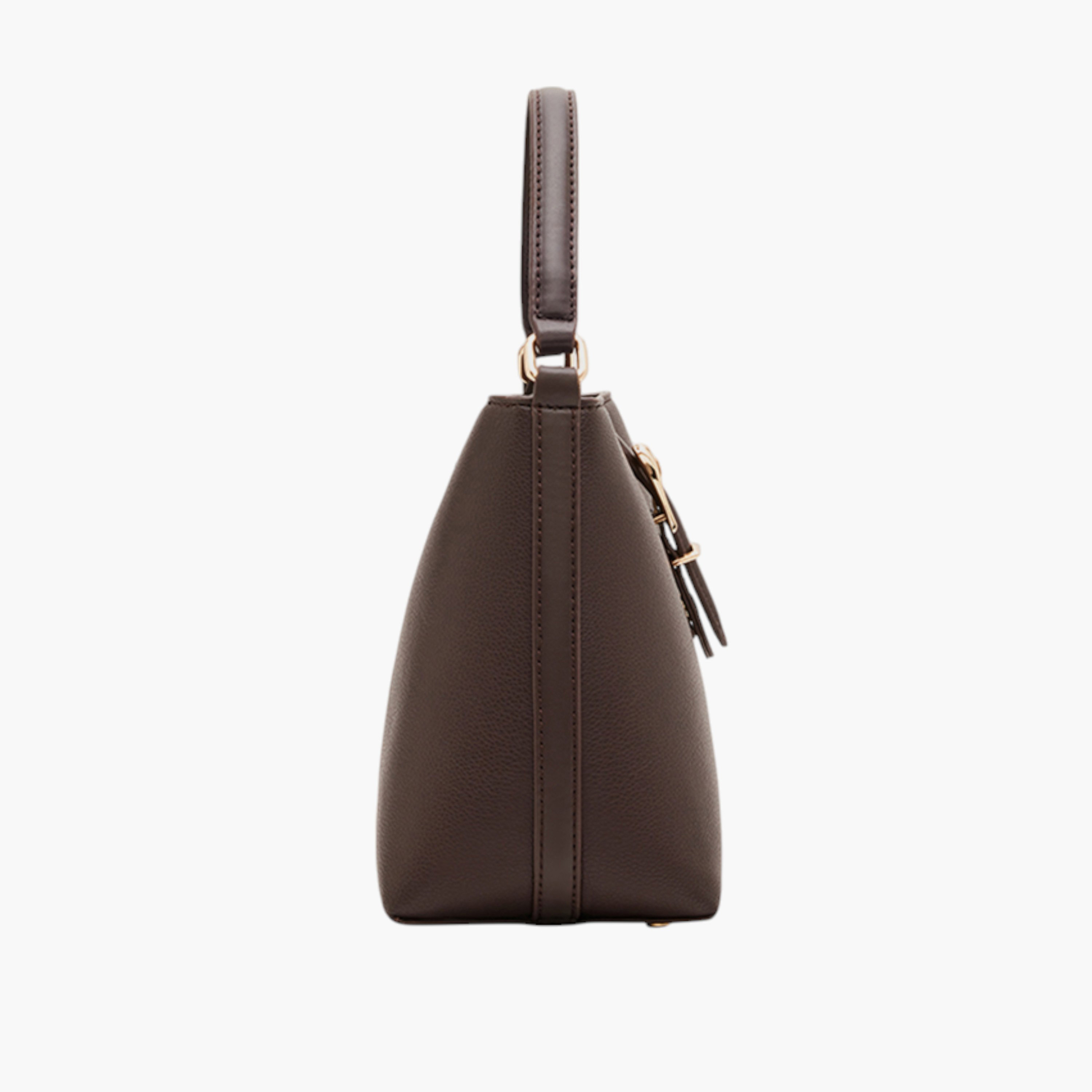 شنطة توتي بارزة الملمس بجزء علوي مفتوح وإبزيم من آن كلاين-women-bagsandwallets-handbags-image-2