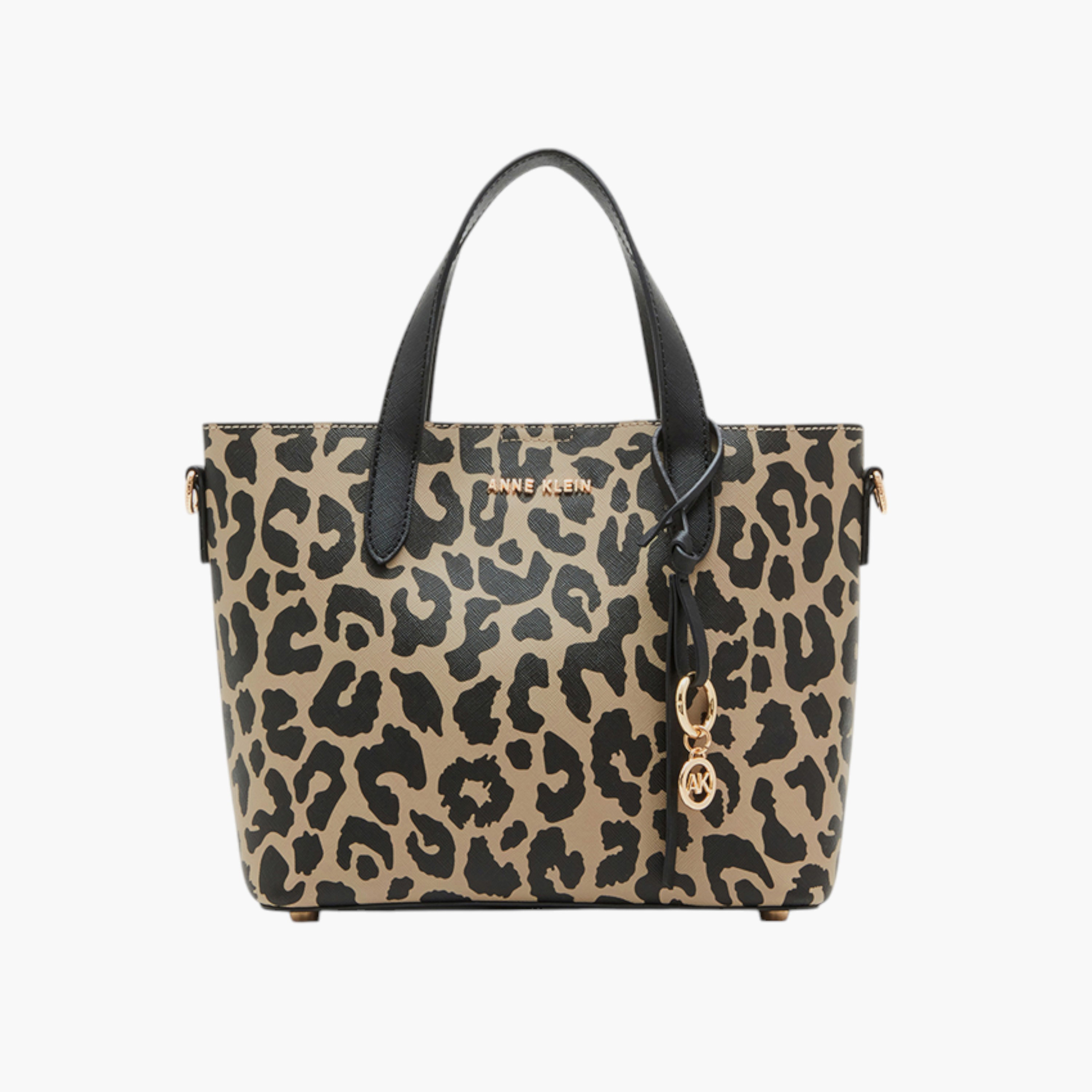 Anne Klein Animal Print Tote Bag with Button Closure-women-bagsandwallets-handbags-image-1