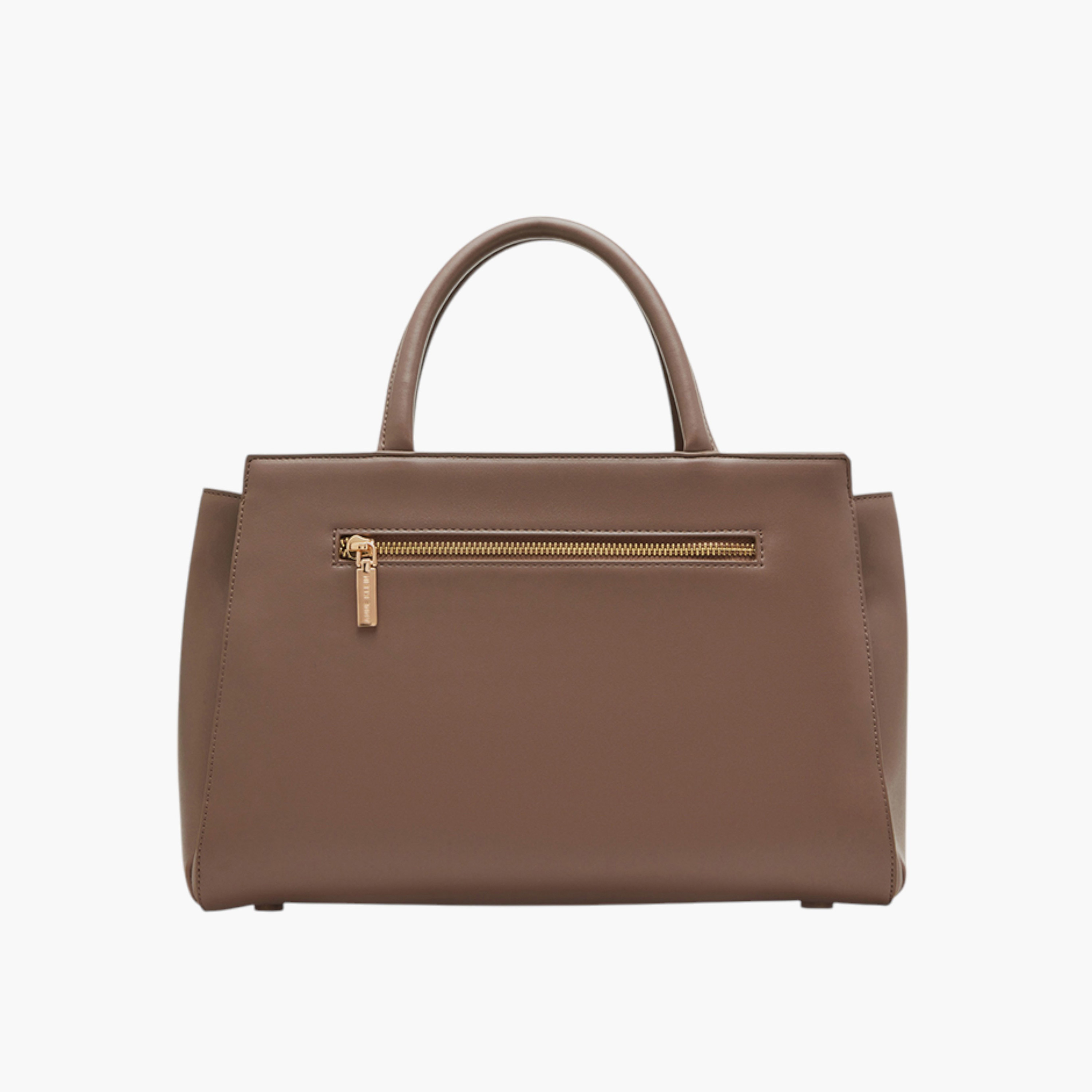 Anne Klein Solid Tote Bag with Detachable Strap and Button Closure-women-bagsandwallets-handbags-image-2