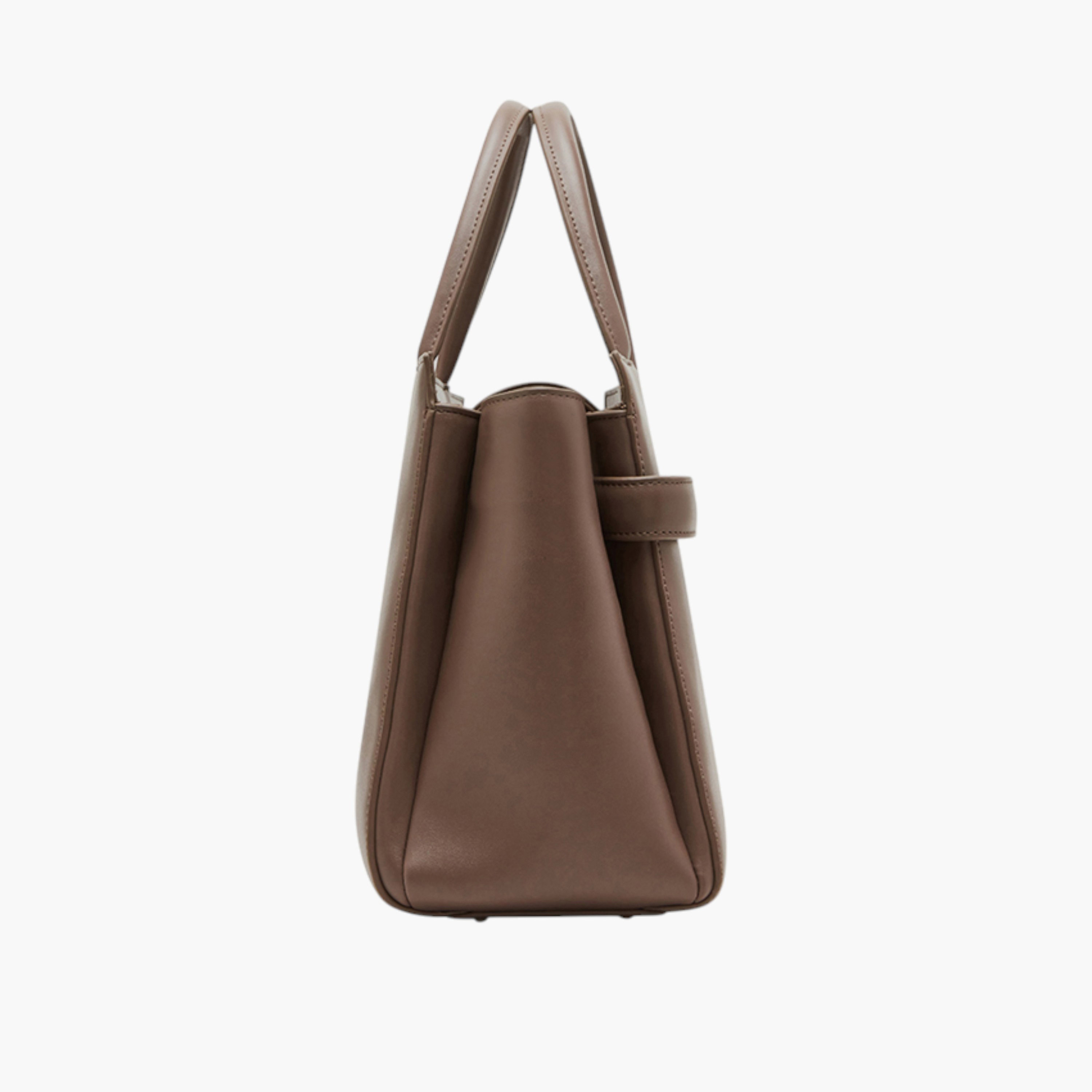 Anne Klein Solid Tote Bag with Detachable Strap and Button Closure-women-bagsandwallets-handbags-image-4