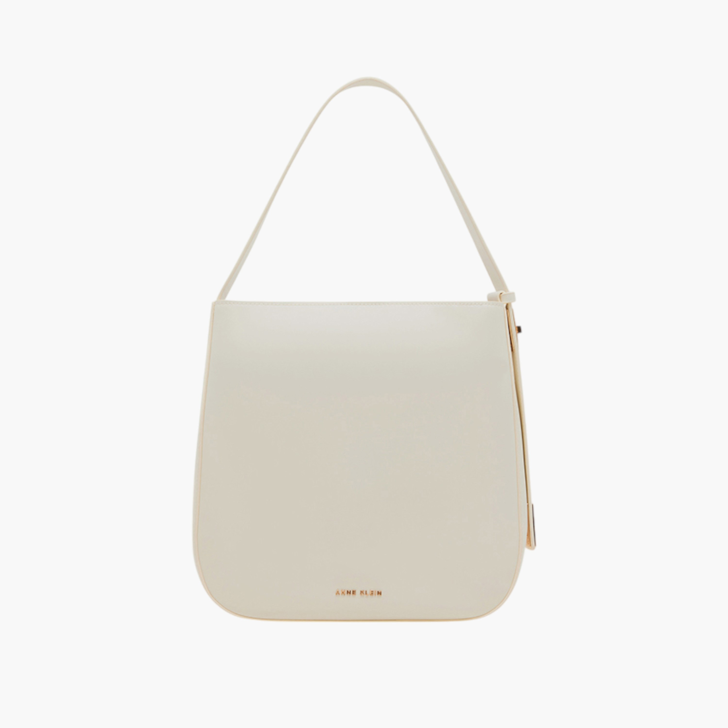 Anne Klein Solid Shoulder Bag with Button Closure-women-bagsandwallets-handbags-image-1
