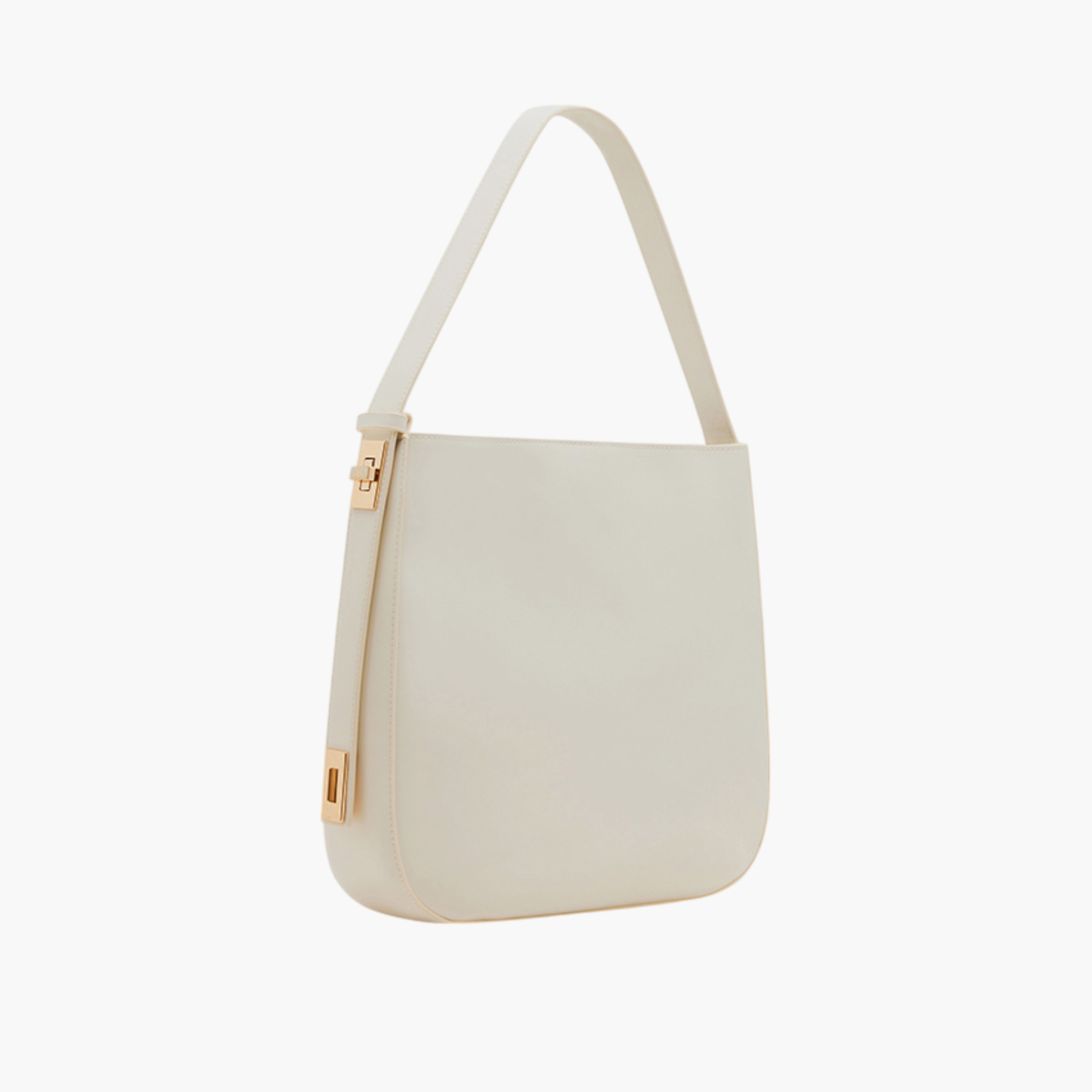 Anne Klein Solid Shoulder Bag with Button Closure-women-bagsandwallets-handbags-image-3