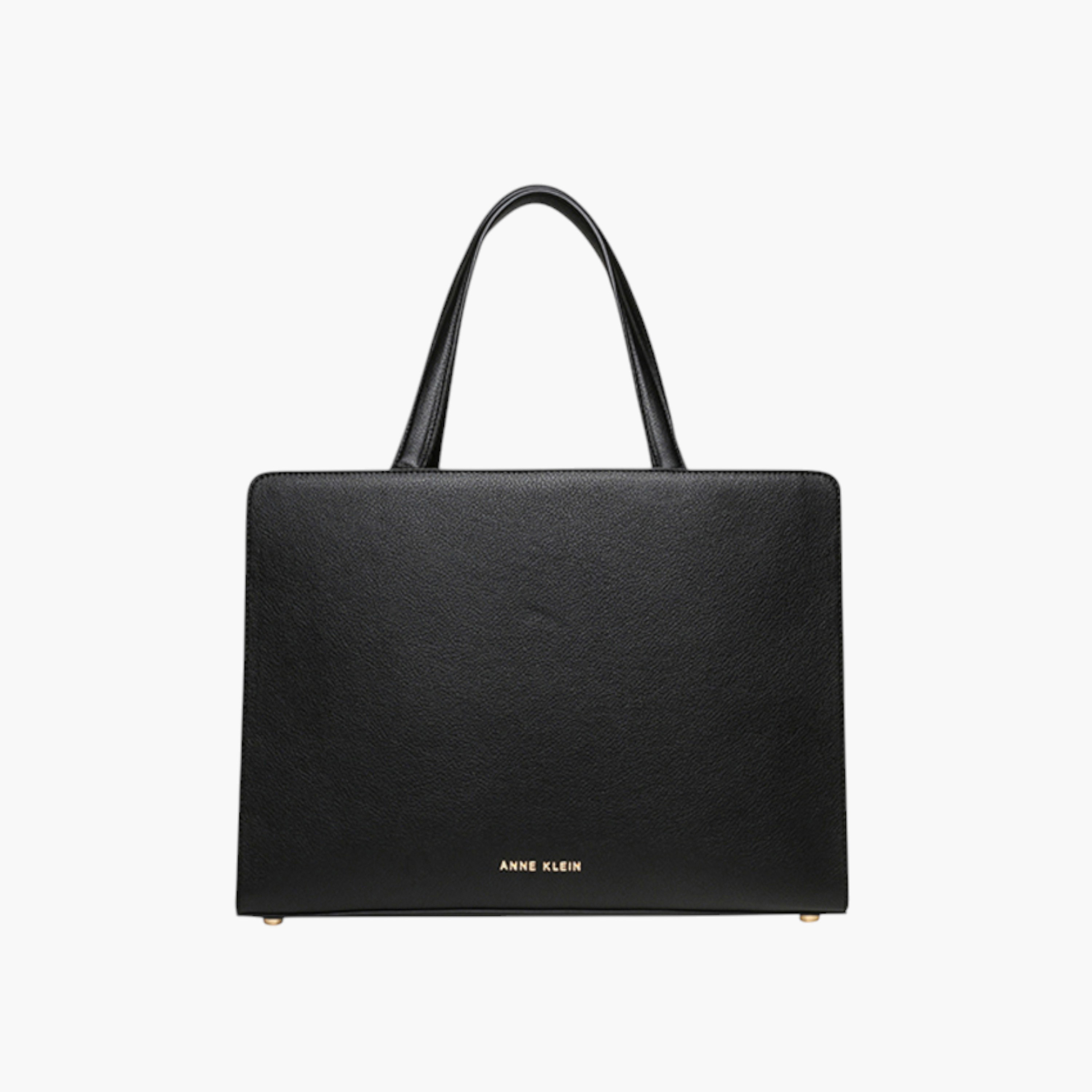 Anne Klein Solid Tote Bag with Zip Closure and Detachable Strap-women-bagsandwallets-handbags-image-1