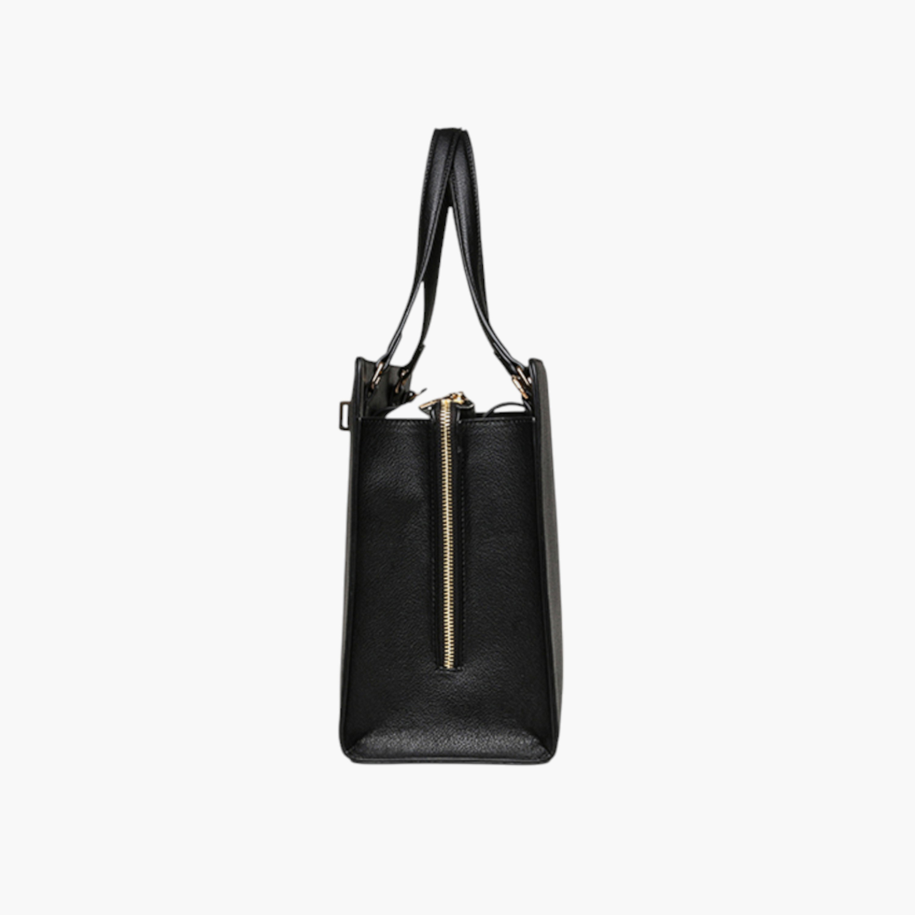 Anne Klein Solid Tote Bag with Zip Closure and Detachable Strap-women-bagsandwallets-handbags-image-2