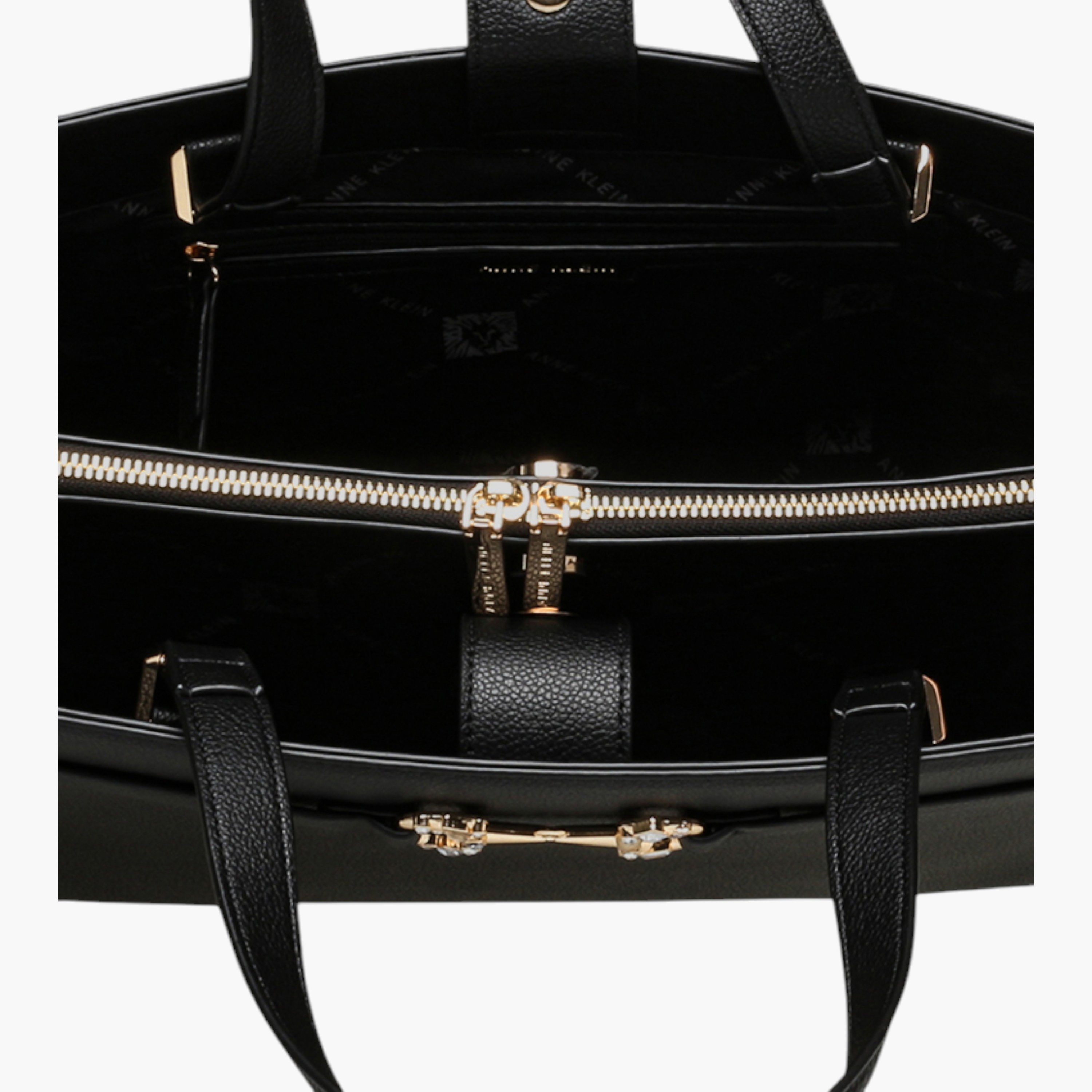 Anne Klein Solid Tote Bag with Zip Closure and Detachable Strap-women-bagsandwallets-handbags-image-4