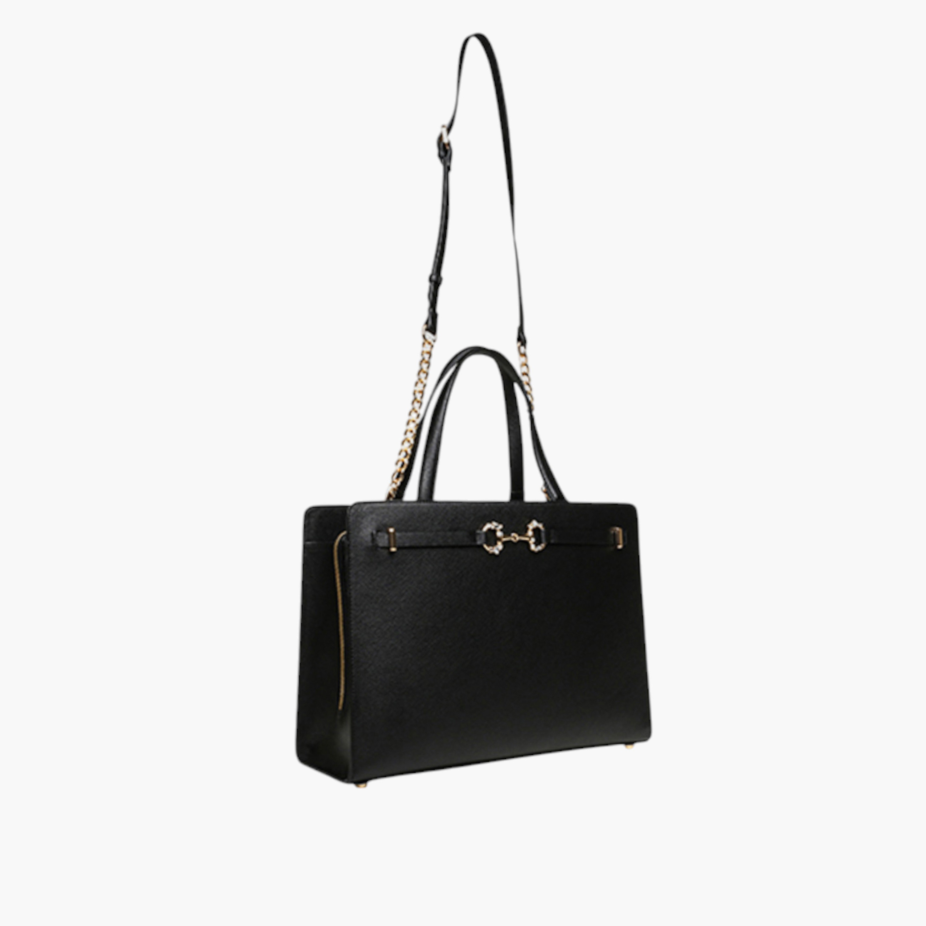Anne Klein Solid Tote Bag with Zip Closure and Detachable Strap-women-bagsandwallets-handbags-image-5