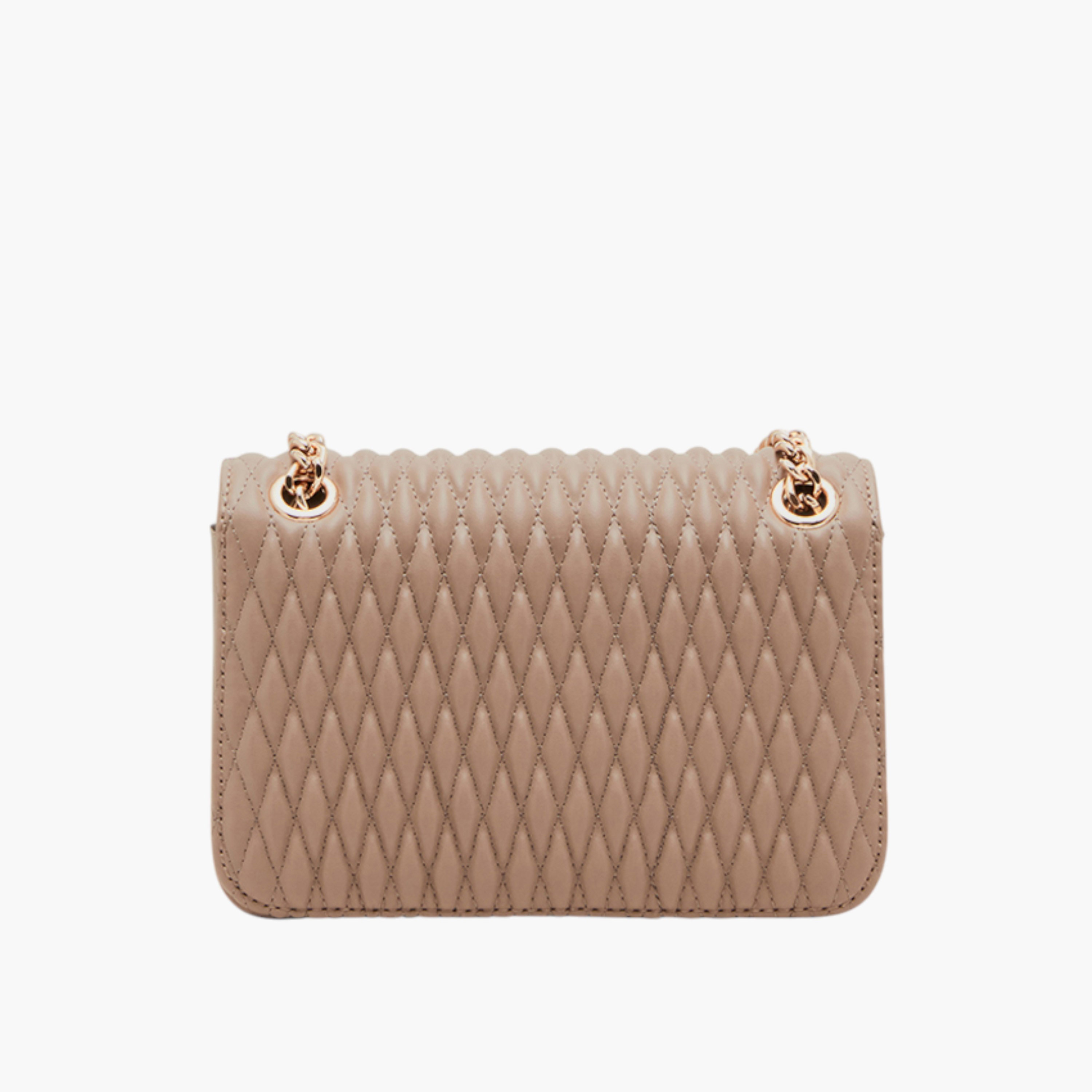 شنطة مبطنة بحبل مع حزام سلسلة وزر إغلاق من آن كلاين-women-bagsandwallets-handbags-image-2