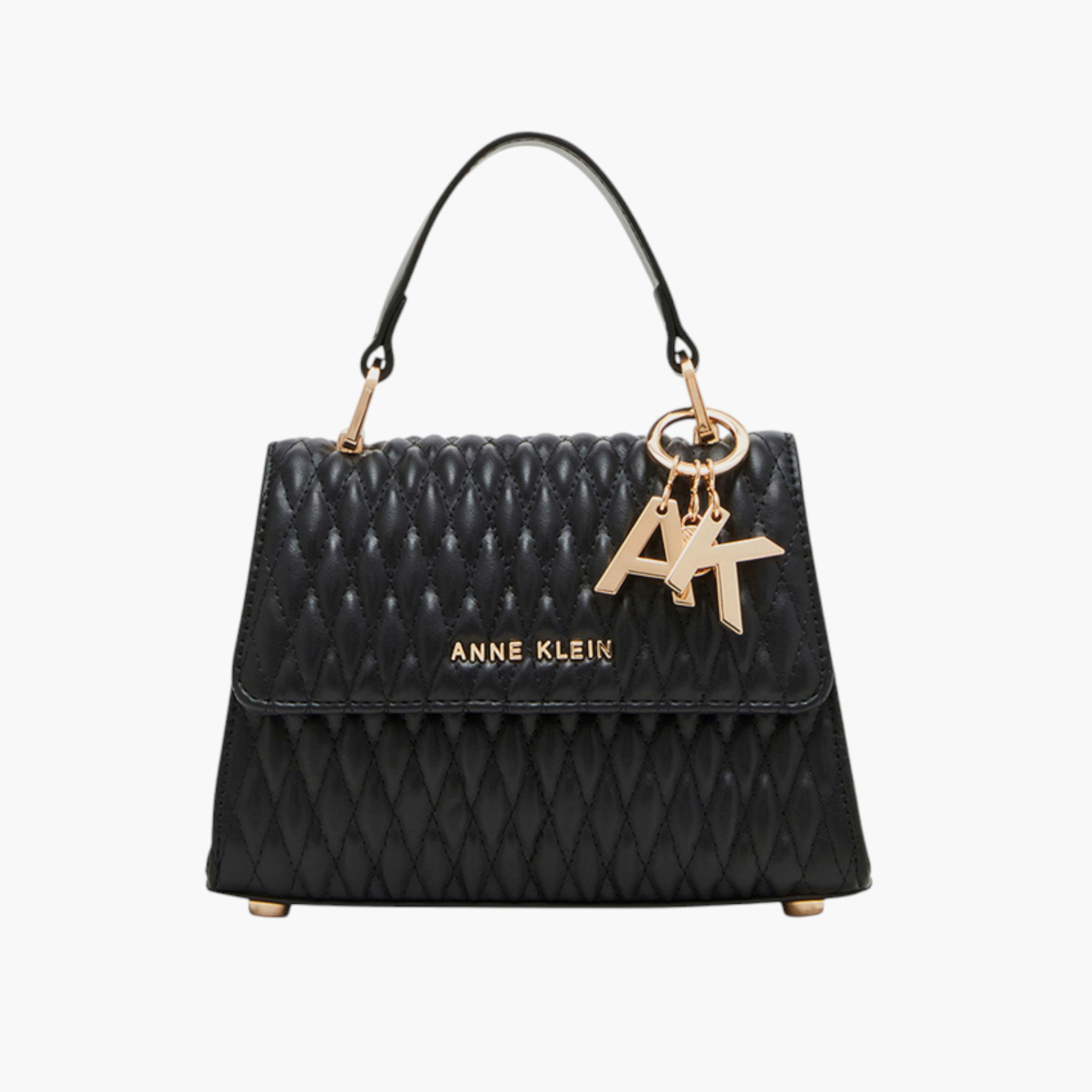 شنطة يد مبطنة مع مقبض علوي ودلاية من آن كلاين-women-bagsandwallets-handbags-image-1