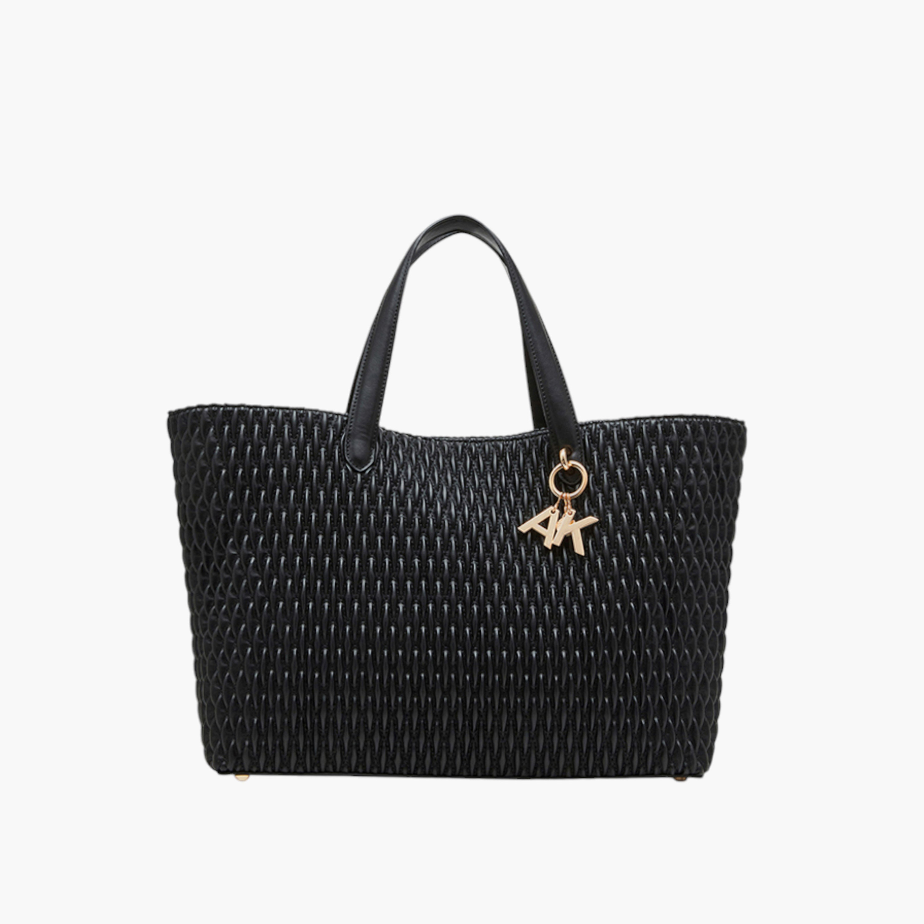 شنطة توتي بارزة الملمس بزر إغلاق ودلاية من آن كلاين-women-bagsandwallets-handbags-image-1
