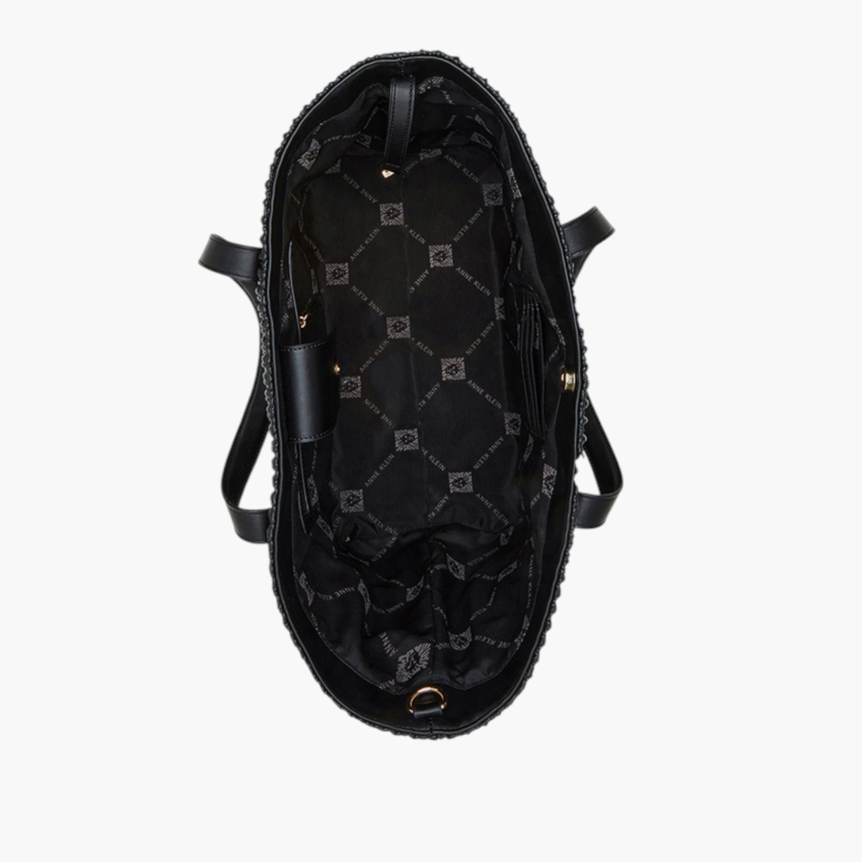شنطة توتي بارزة الملمس بزر إغلاق ودلاية من آن كلاين-women-bagsandwallets-handbags-image-4