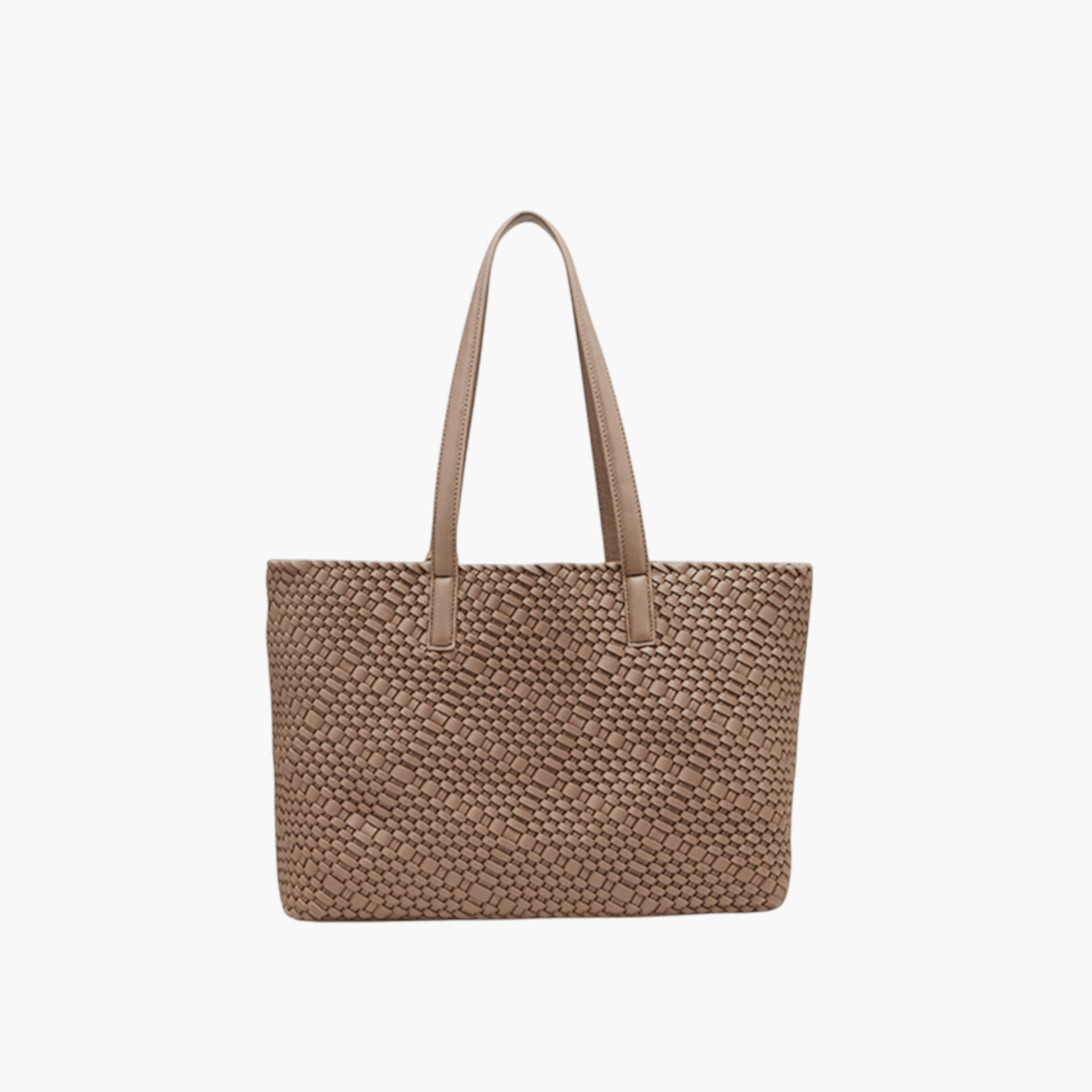 Anne Klein Textured Tote Bag with Charm Detail and Double Handles-women-bagsandwallets-handbags-image-3