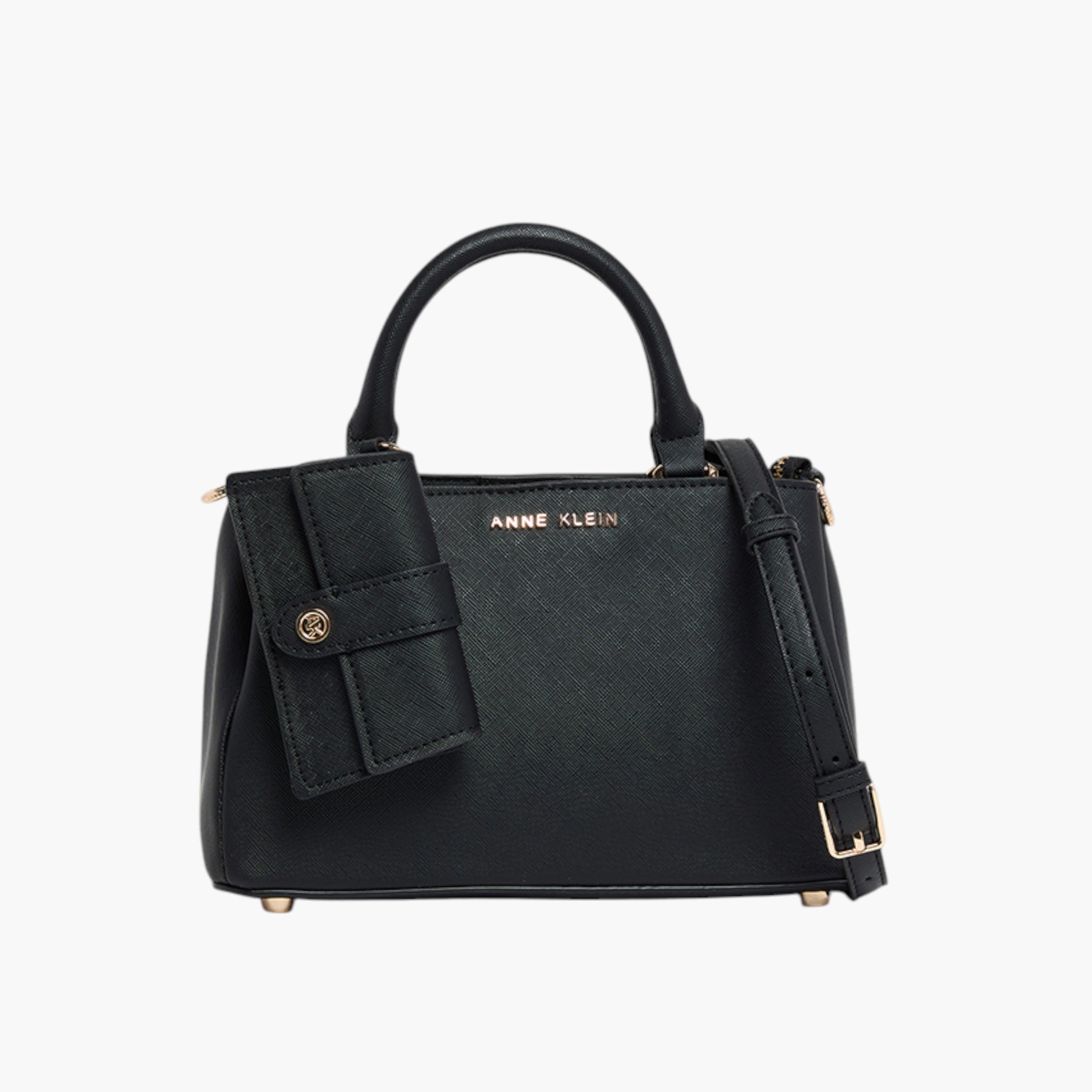 شنطة توتي بارزة الملمس بمقابض مزدوجة ومحفظة من آن كلاين-women-bagsandwallets-handbags-image-1
