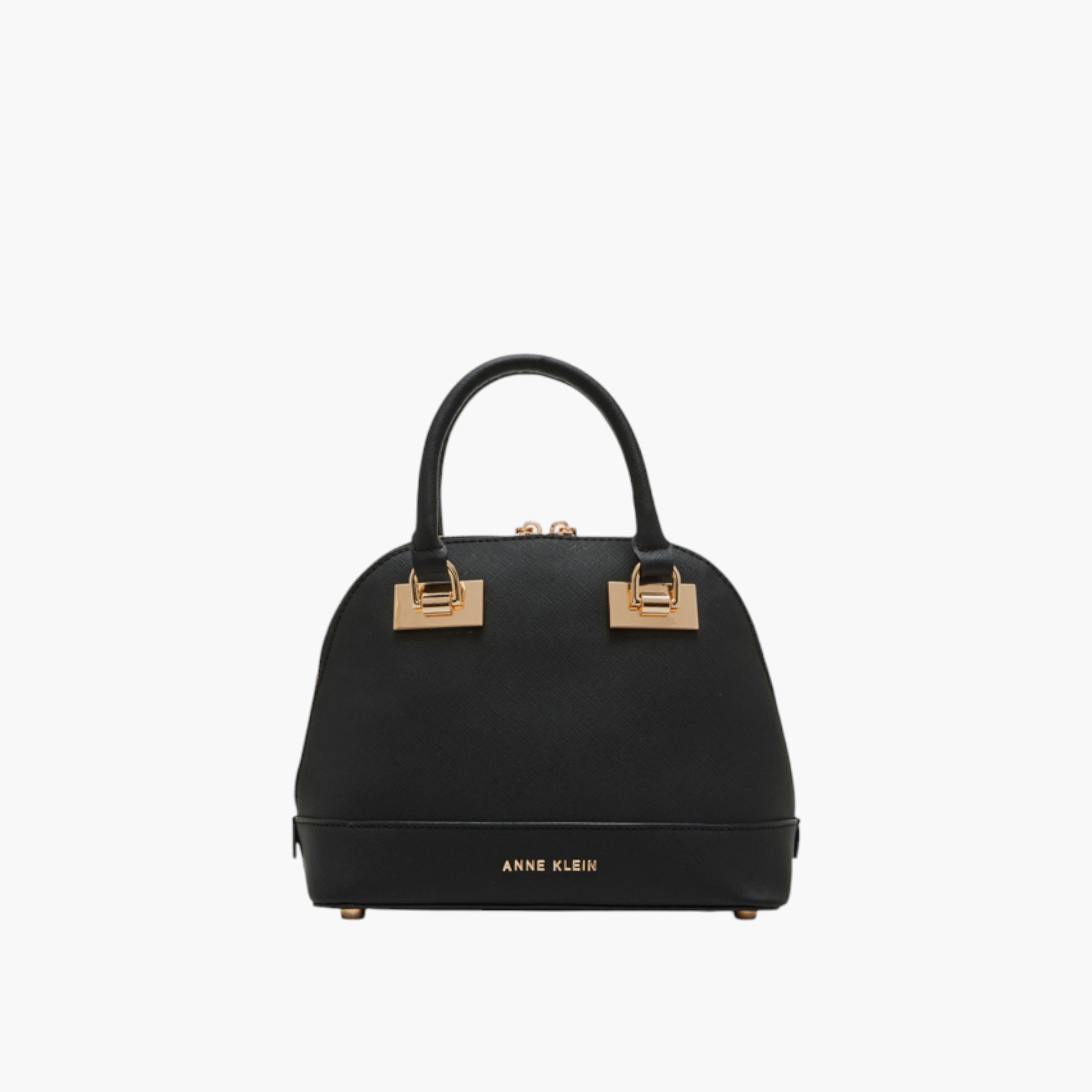 شنطة توتي بارزة الملمس بمقابض مزدوجة وزر إغلاق من آن كلاين-women-bagsandwallets-handbags-image-1