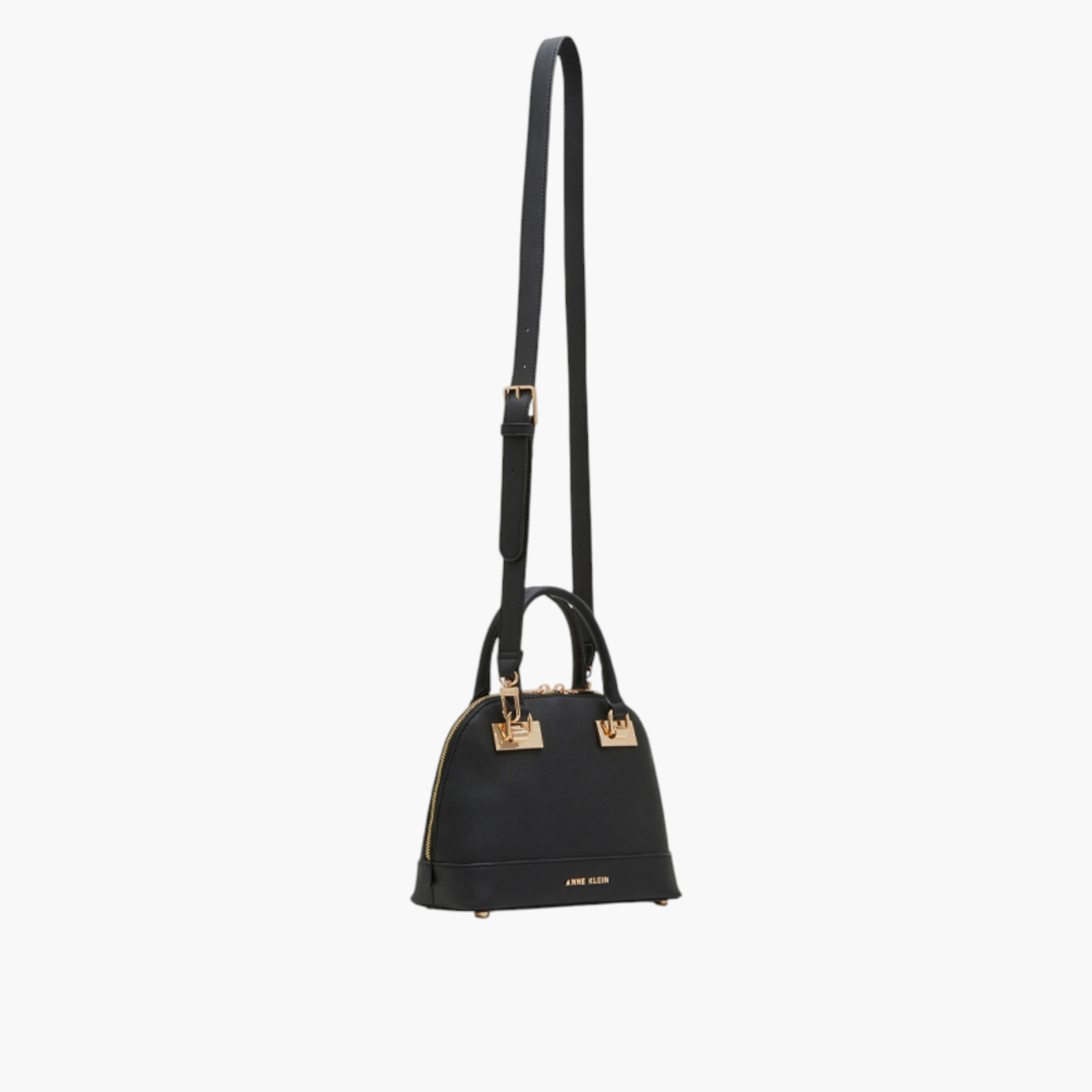 شنطة توتي بارزة الملمس بمقابض مزدوجة وزر إغلاق من آن كلاين-women-bagsandwallets-handbags-image-3