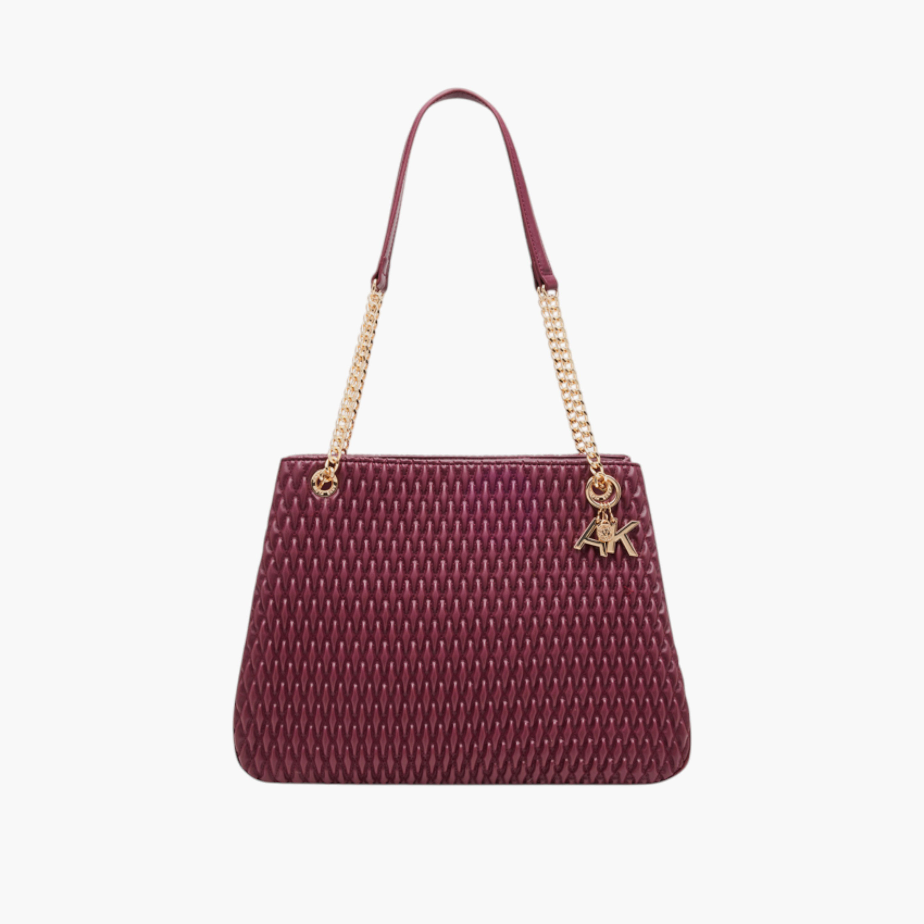 Anne Klein Textured Tote Bag with Chain Straps-women-bagsandwallets-handbags-image-1