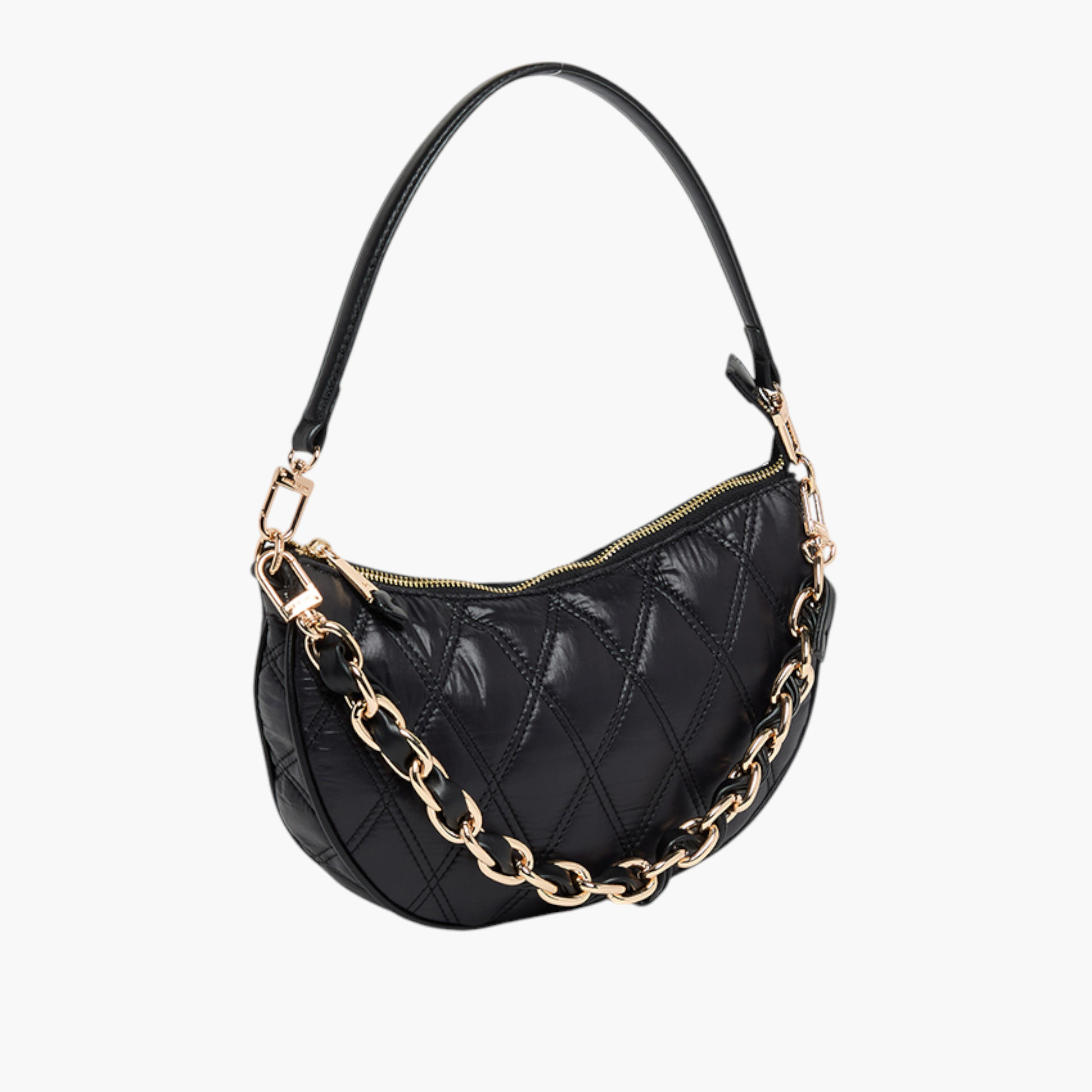Anne Klein Quilted Shoulder Bag with Detachable Straps and Zip Closure-women-bagsandwallets-handbags-image-3