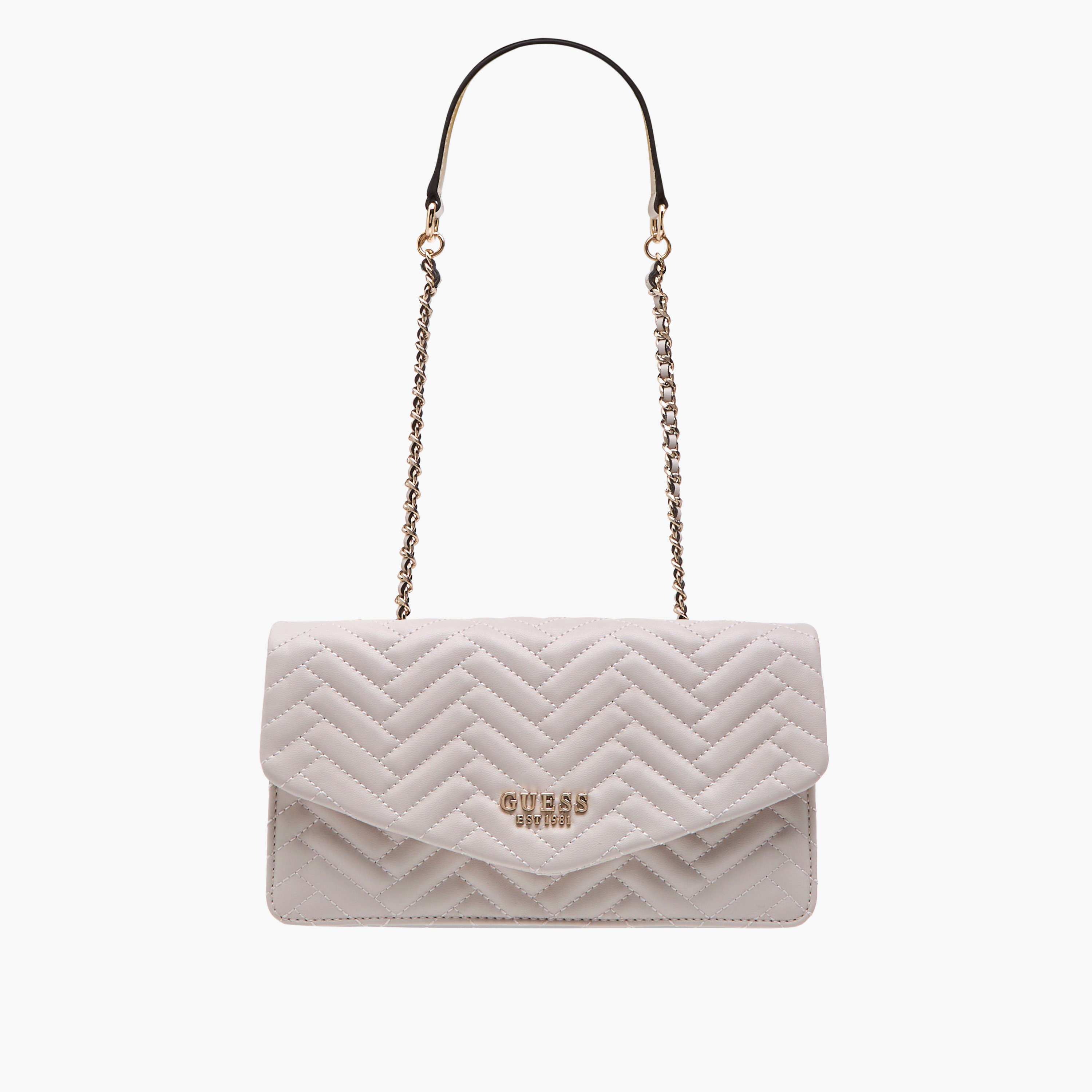 Guess Tidewood Quilted Crossbody Bag with Chain Strap-women-bagsandwallets-handbags-image-1