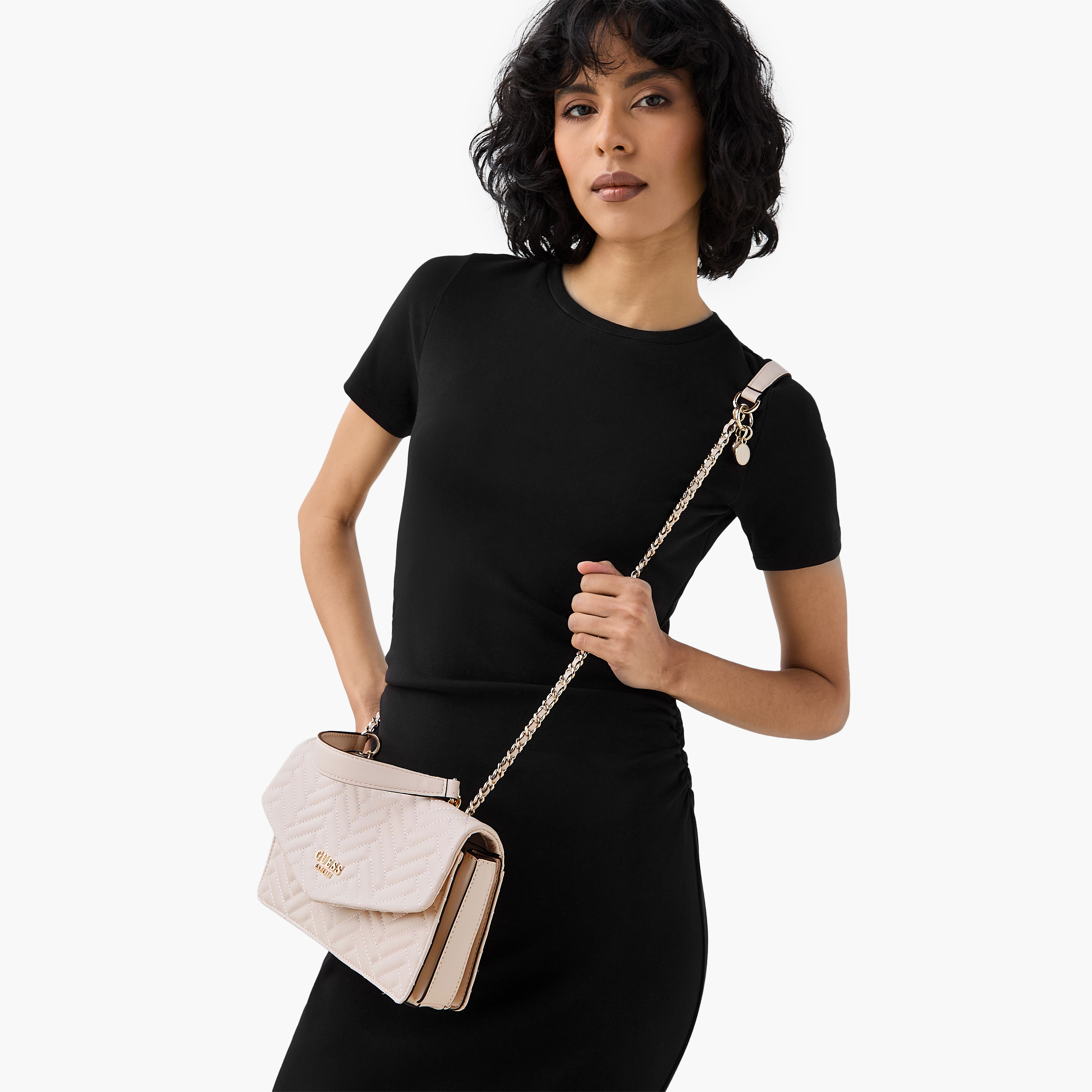 Guess Tidewood Quilted Crossbody Bag with Chain Strap-women-bagsandwallets-handbags-image-2