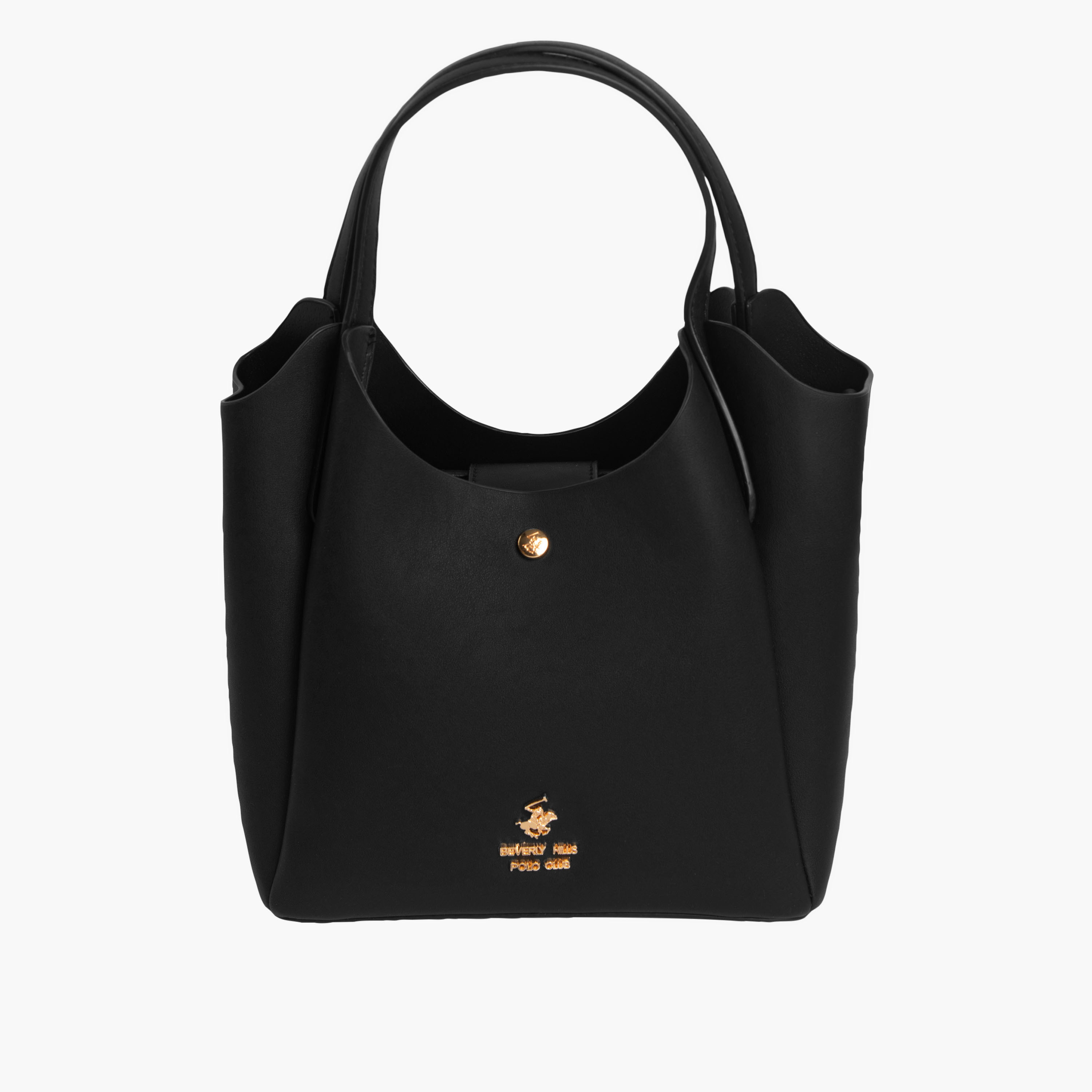 شنطة توتي سادة بمقبض مزدوج من بيفرلي هيلز بولو كلوب-women-bagsandwallets-handbags-image-1