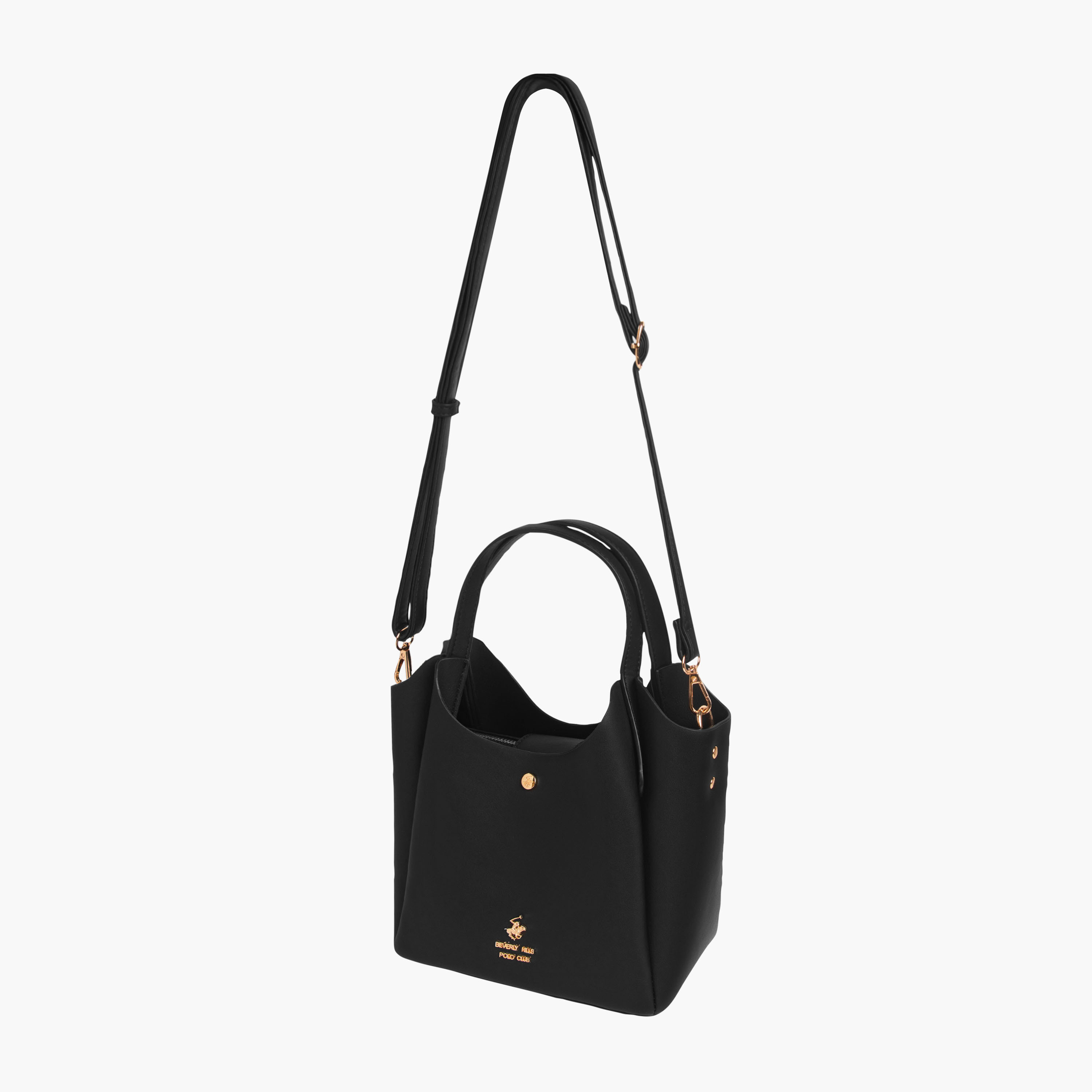 شنطة توتي سادة بمقبض مزدوج من بيفرلي هيلز بولو كلوب-women-bagsandwallets-handbags-image-4