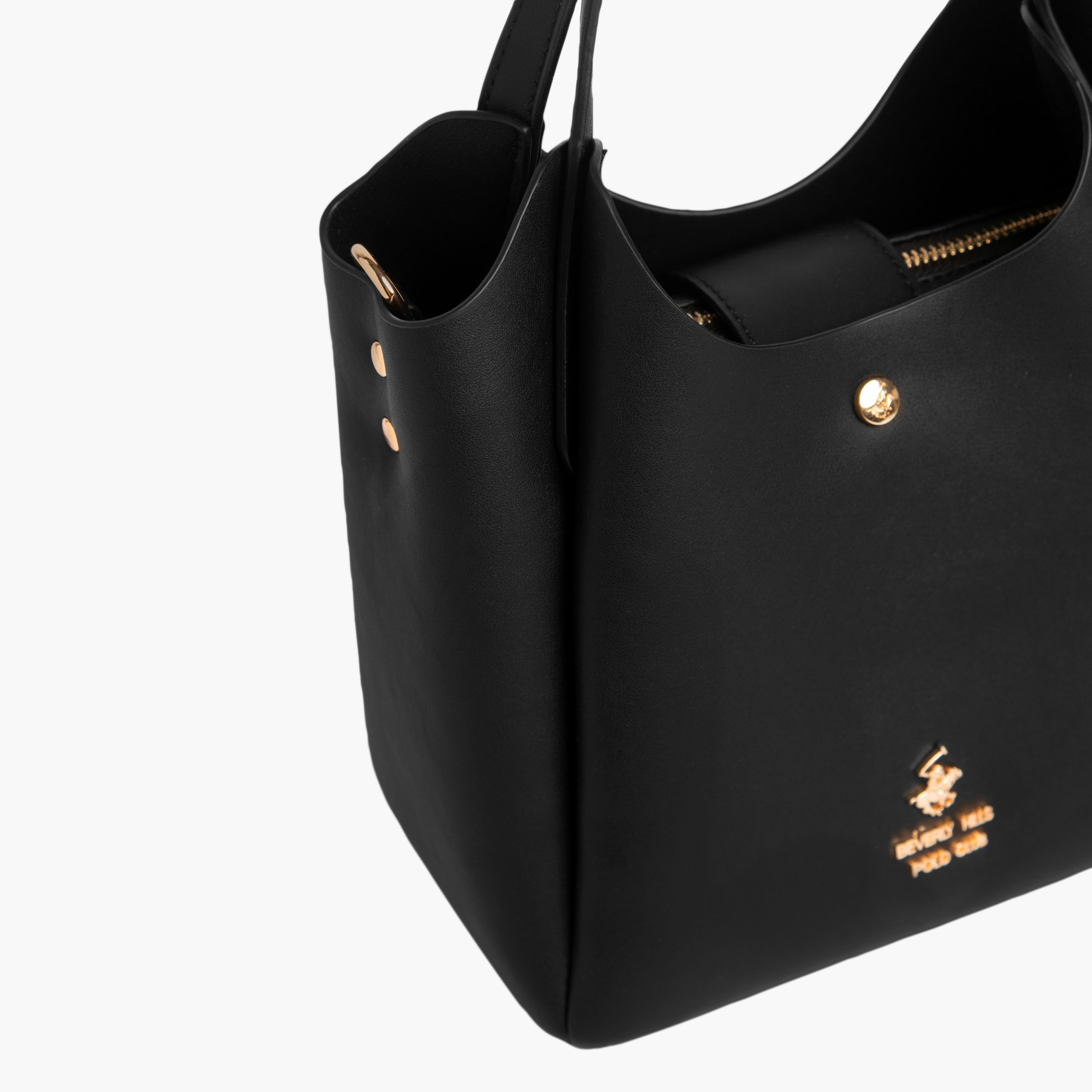شنطة توتي سادة بمقبض مزدوج من بيفرلي هيلز بولو كلوب-women-bagsandwallets-handbags-image-5