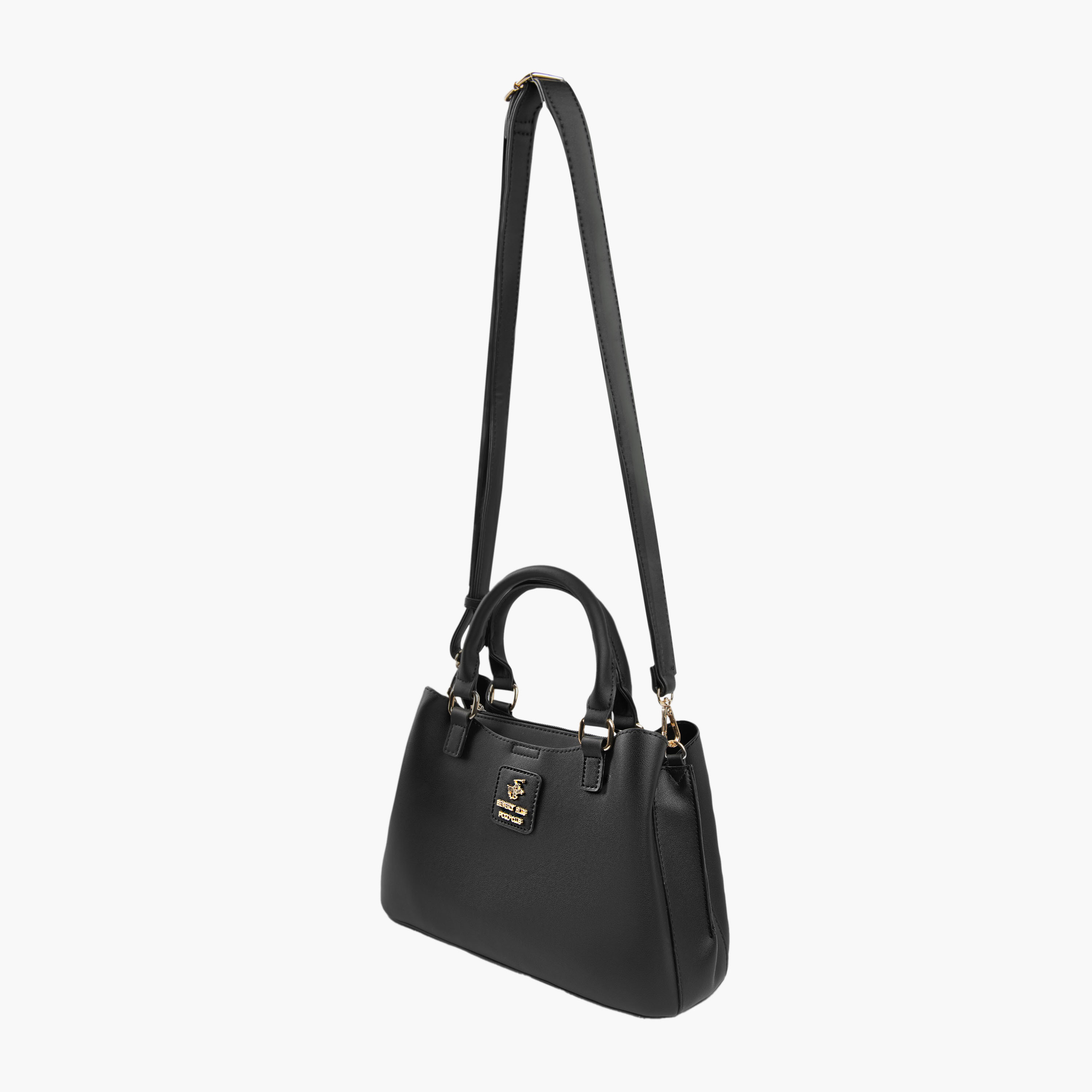 شنطة توتي بشعار ومقبض مزدوج من بيفرلي هيلز بولو كلوب-women-bagsandwallets-handbags-image-16