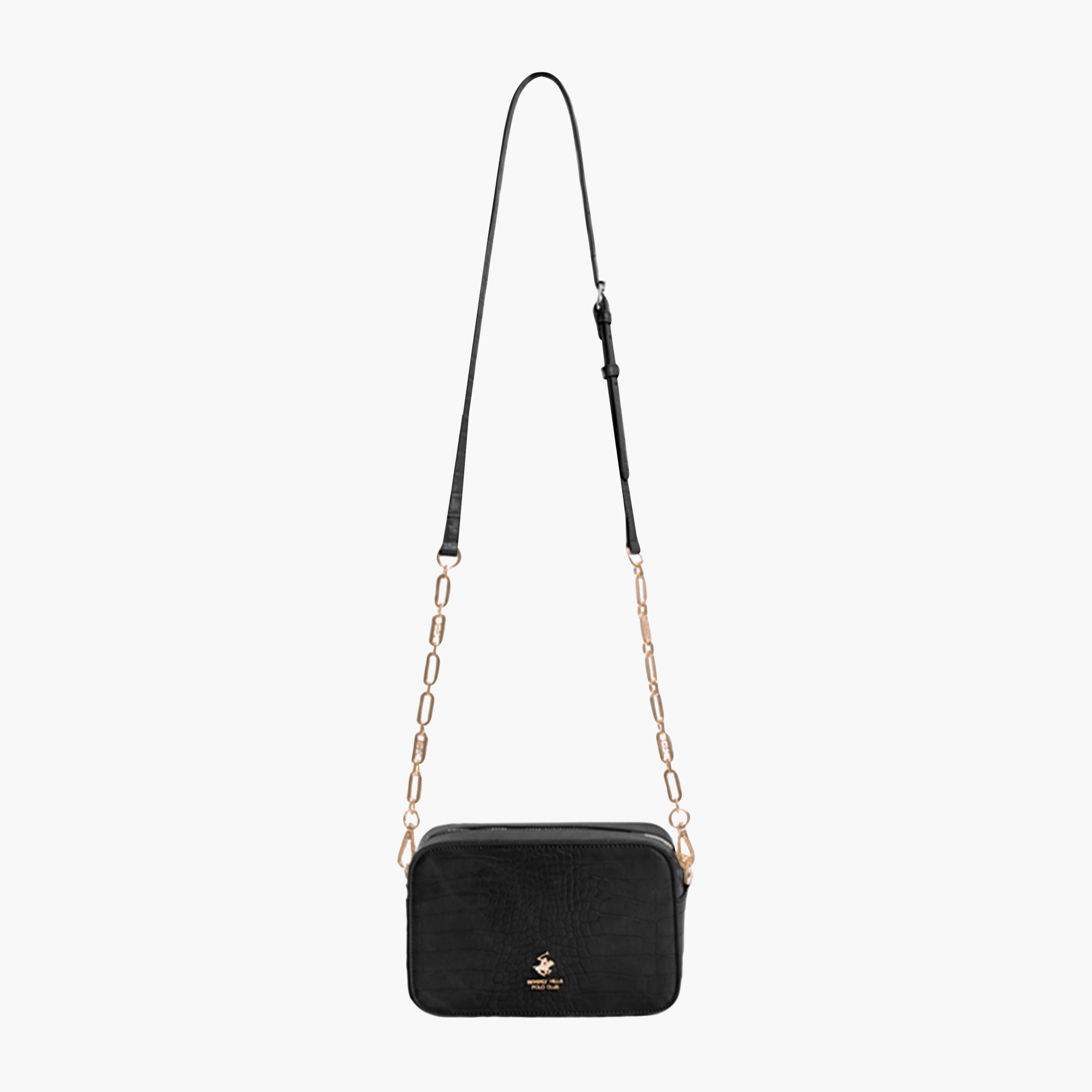 شنطة كروس بودي بحزام قابل للفصل وسحاب إغلاق من بيفرلي هيلز بولو كلوب-women-bagsandwallets-handbags-image-2