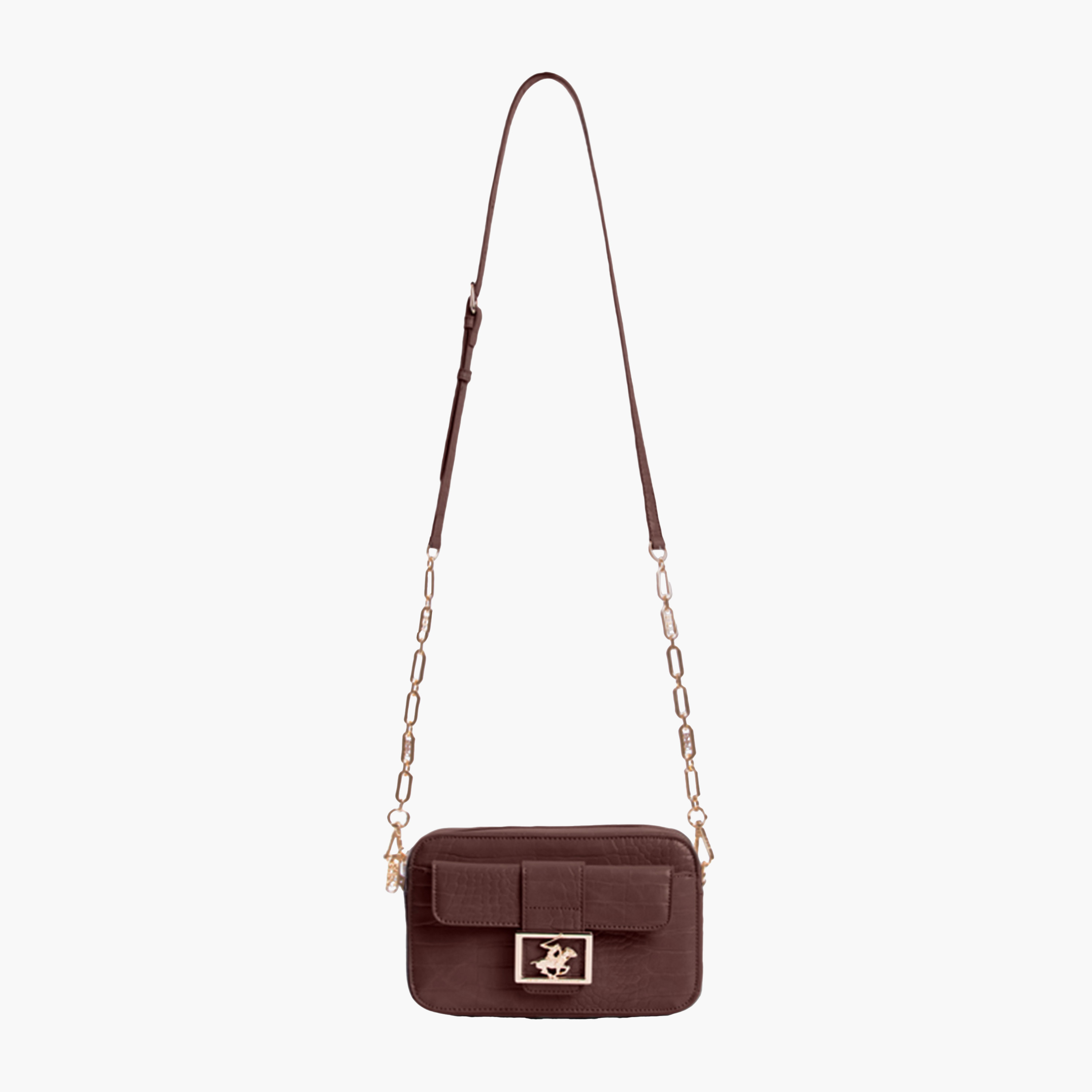 شنطة كروس بودي بحزام قابل للفصل وسحاب إغلاق من بيفرلي هيلز بولو كلوب-women-bagsandwallets-handbags-image-7