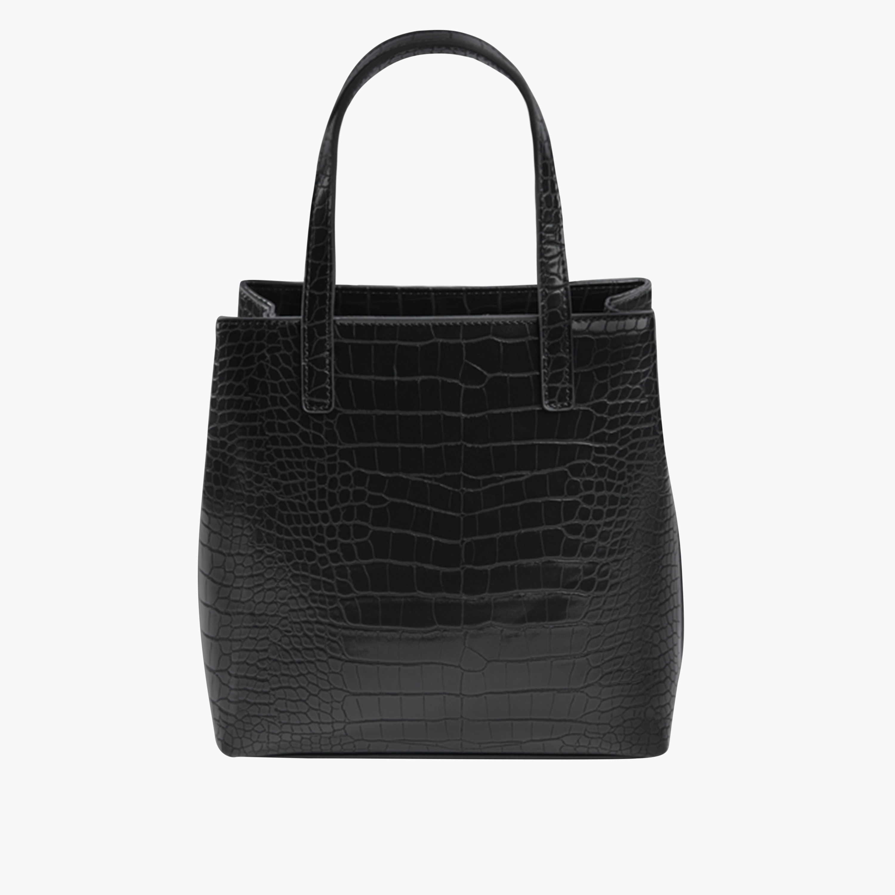 Beverly Hills Polo Club Textured Tote Bag with Detachable Strap and Zip Closure-women-bagsandwallets-handbags-image-2