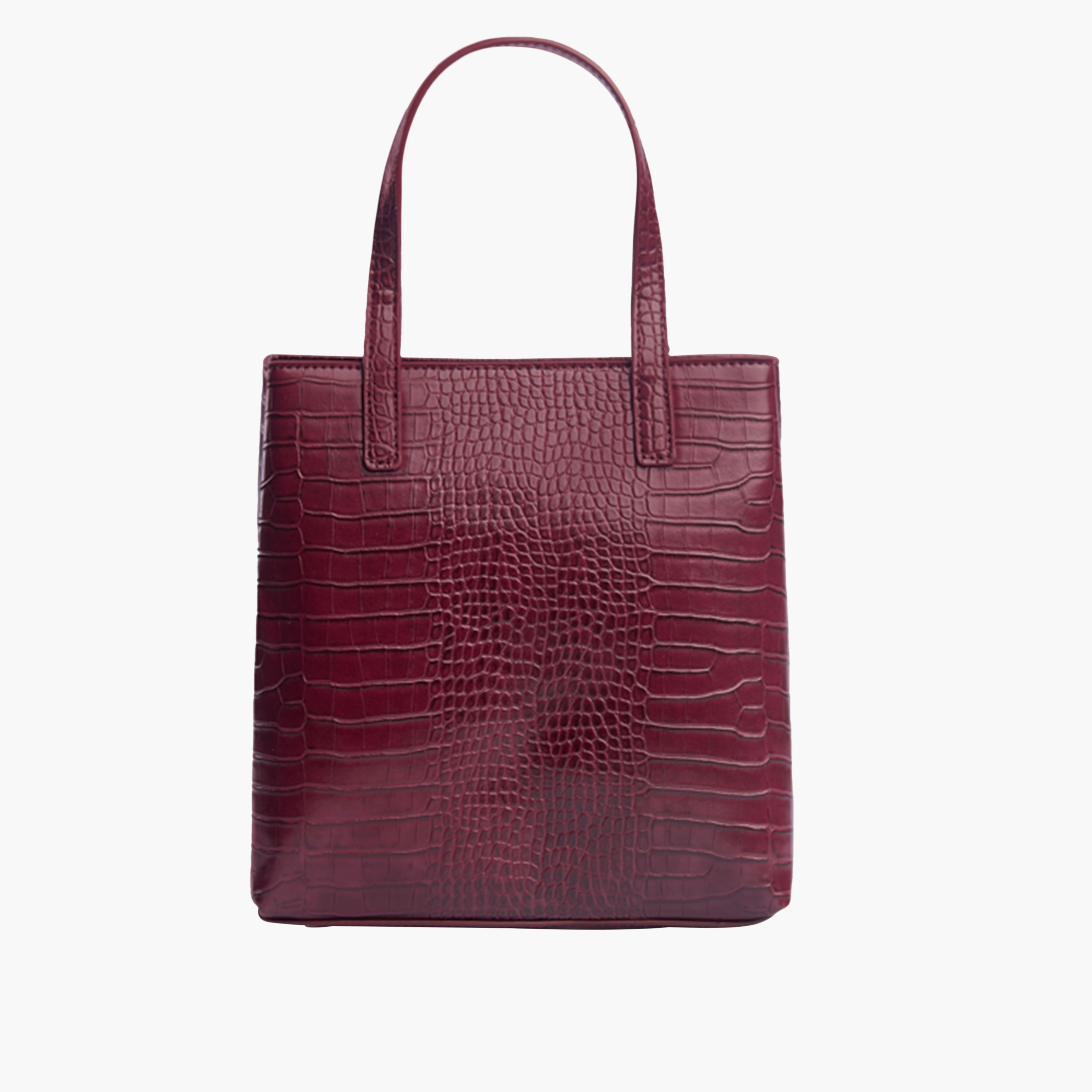 Beverly Hills Polo Club Textured Tote Bag with Detachable Strap and Zip Closure-women-bagsandwallets-handbags-image-6