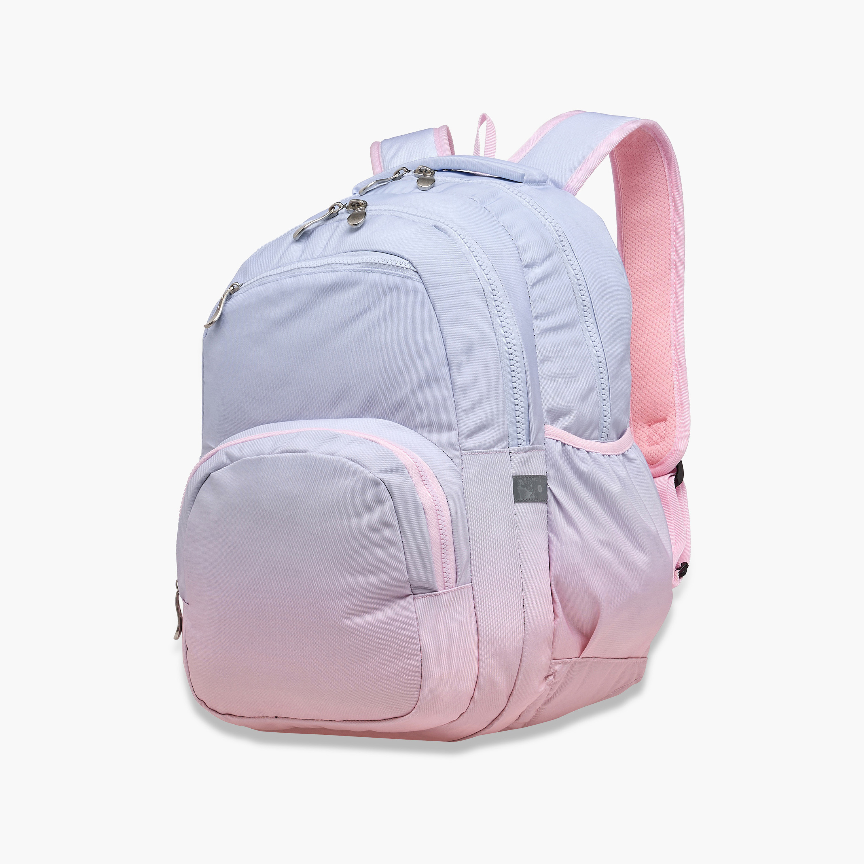 Juniors Ombre Backpack with Adjustable Straps and Zip Closure - 17 inches-school-bagsandbackpacks-backpacks-image-4