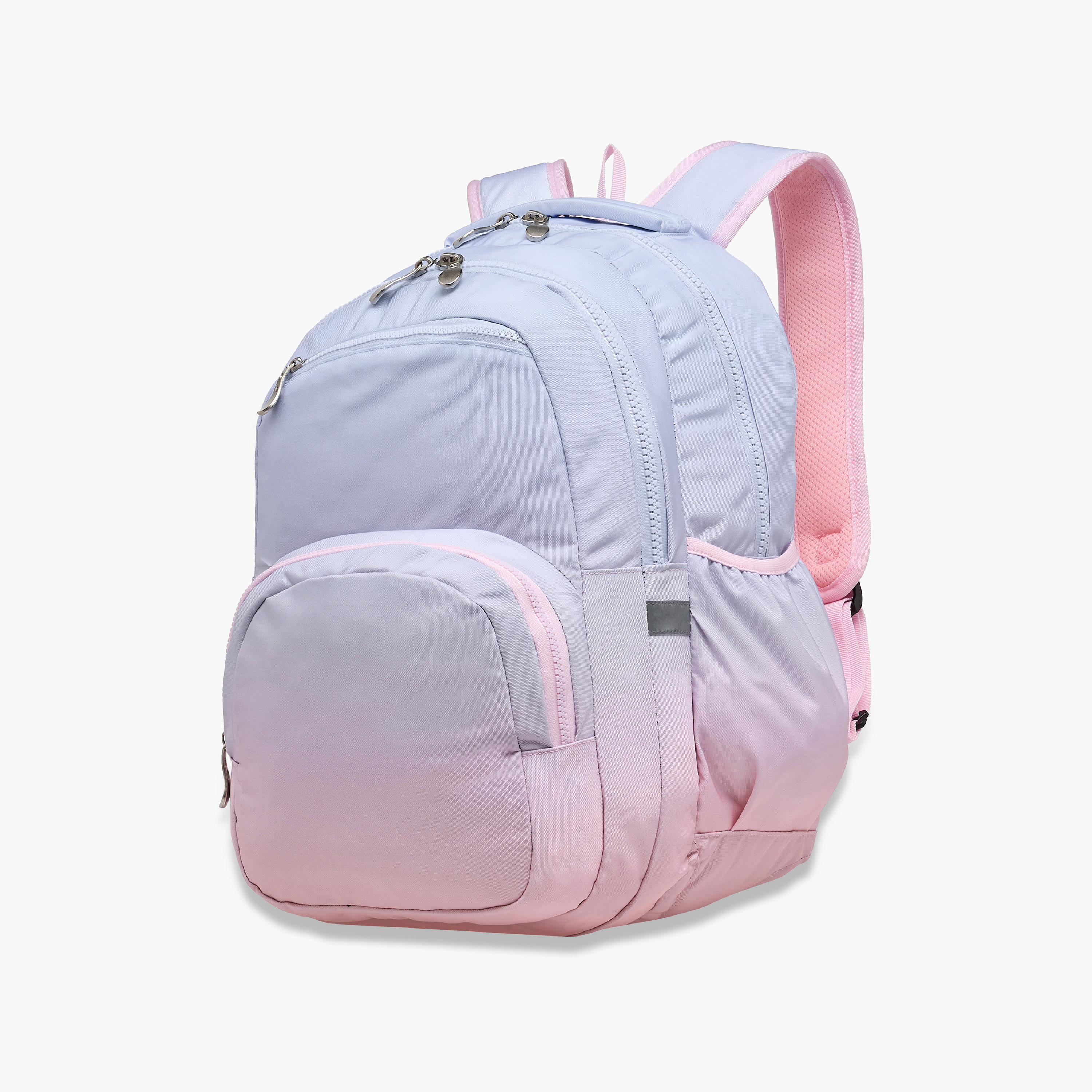 Juniors Ombre Backpack with Adjustable Straps and Zip Closure - 17 inches-school-bagsandbackpacks-backpacks-image-8