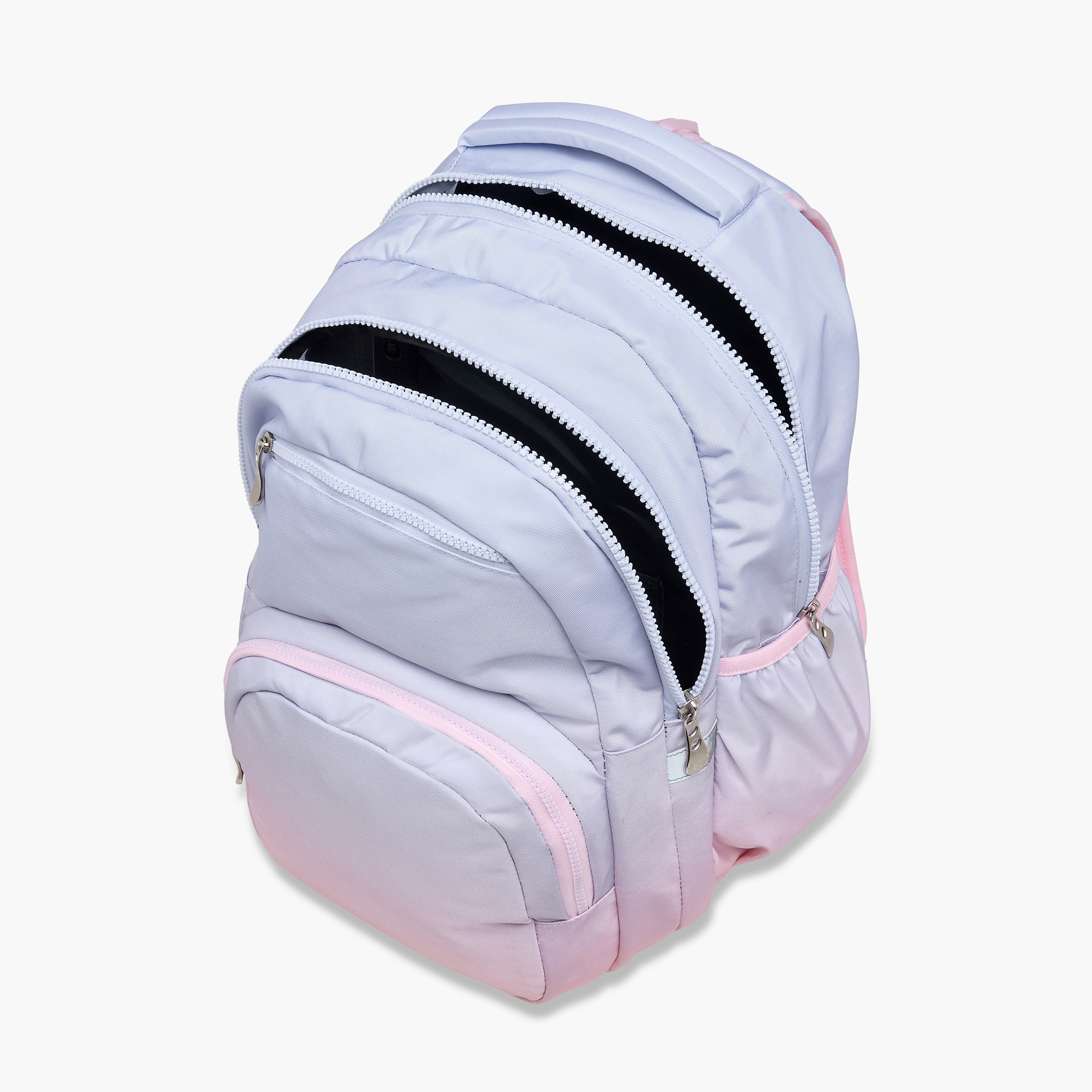 Juniors Ombre Backpack with Adjustable Straps and Zip Closure - 17 inches-school-bagsandbackpacks-backpacks-image-11
